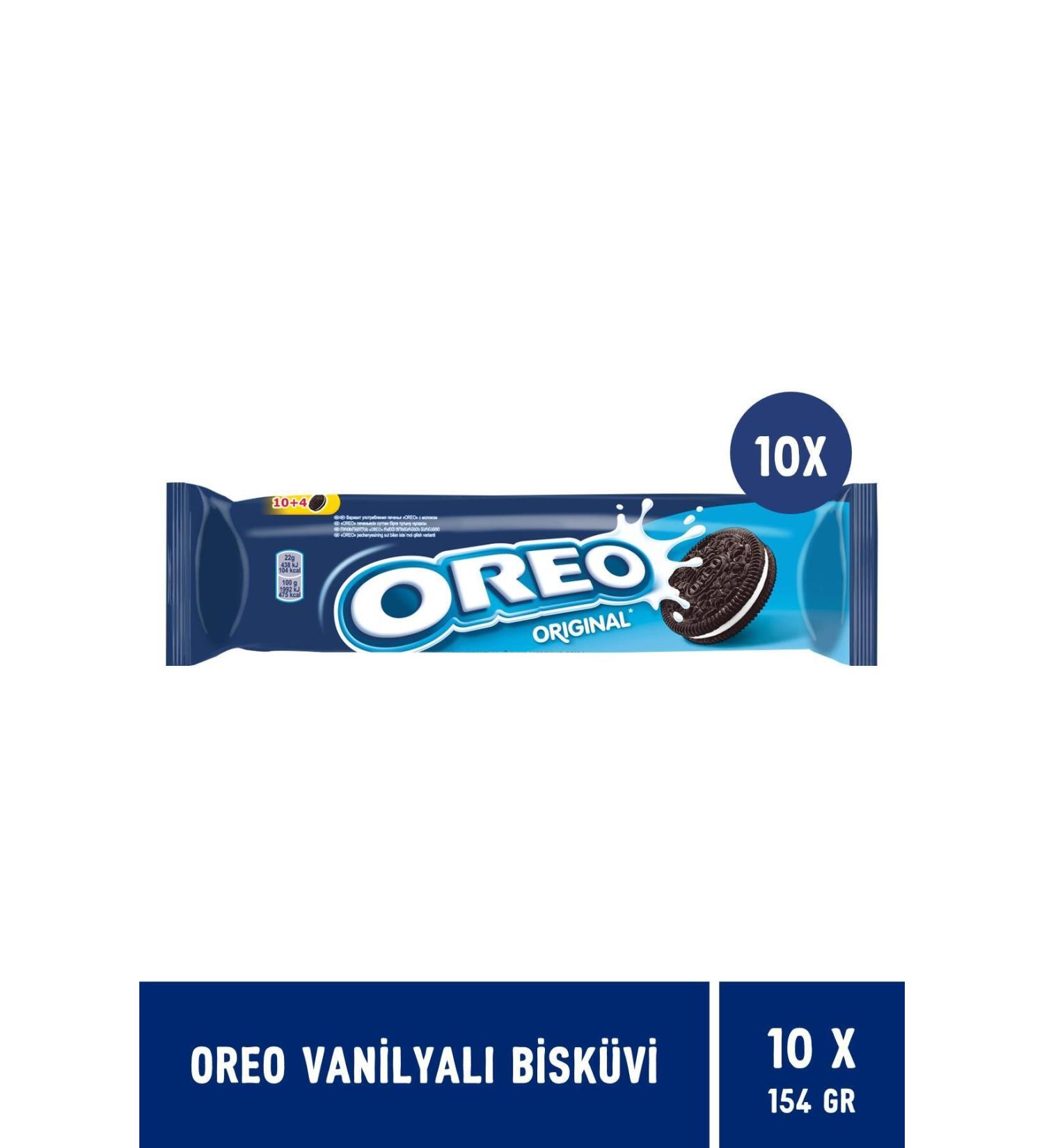 Oreo Vanilla Biscuits 154 gr - 10 Pieces