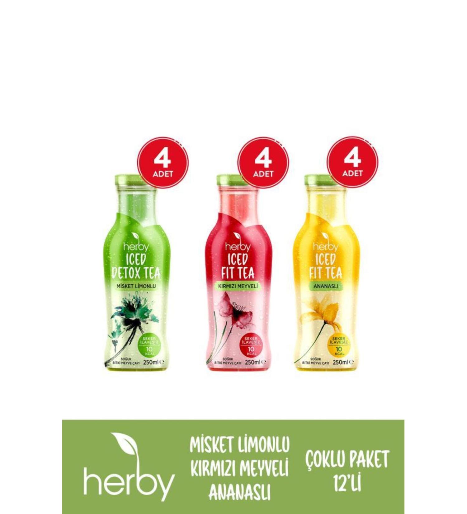 Herby Iced Tea No Sugar Added 12 Pack Trial - Buy Online on GoSupps.com