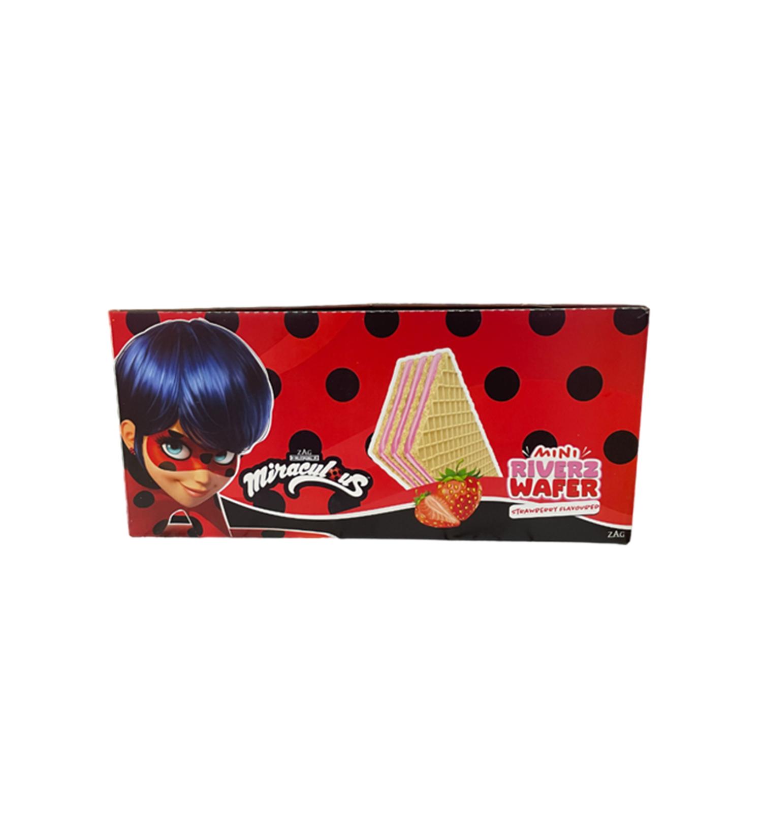 shekeyci Kandiz Miraculous Wafer Strawberry 40gr 24 pieces