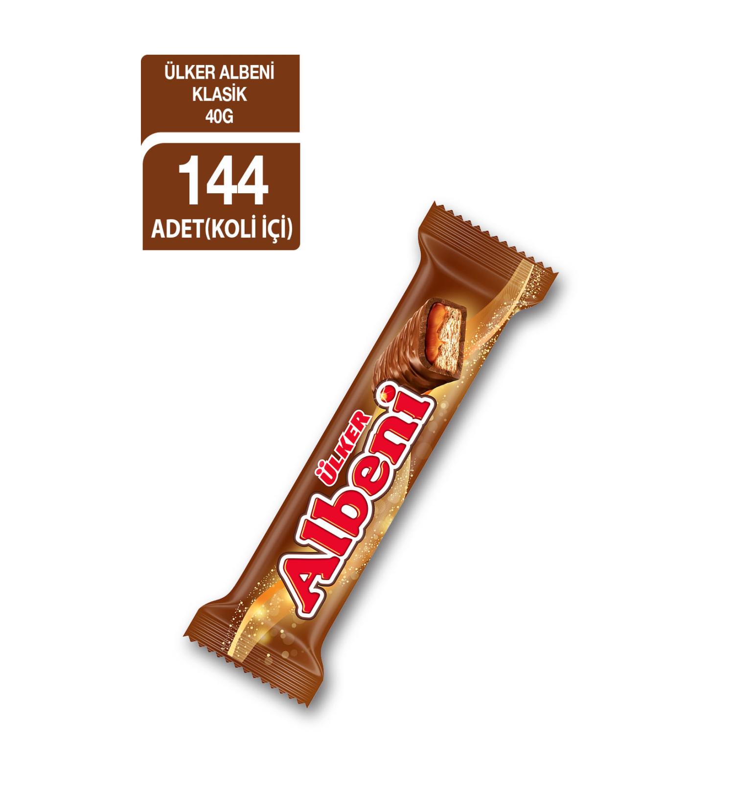 Ulker Albeni Coated Bar 40 gr 144 pieces