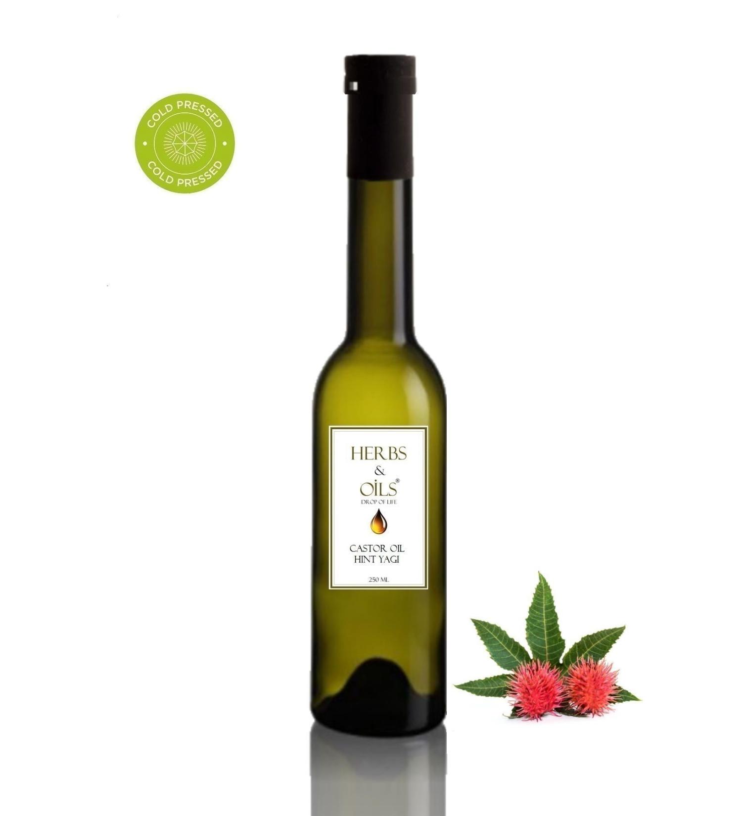 Herbs & Oils Castor Oil ( Cold Press ) Castor Oil 250 ml ( Cold Press )