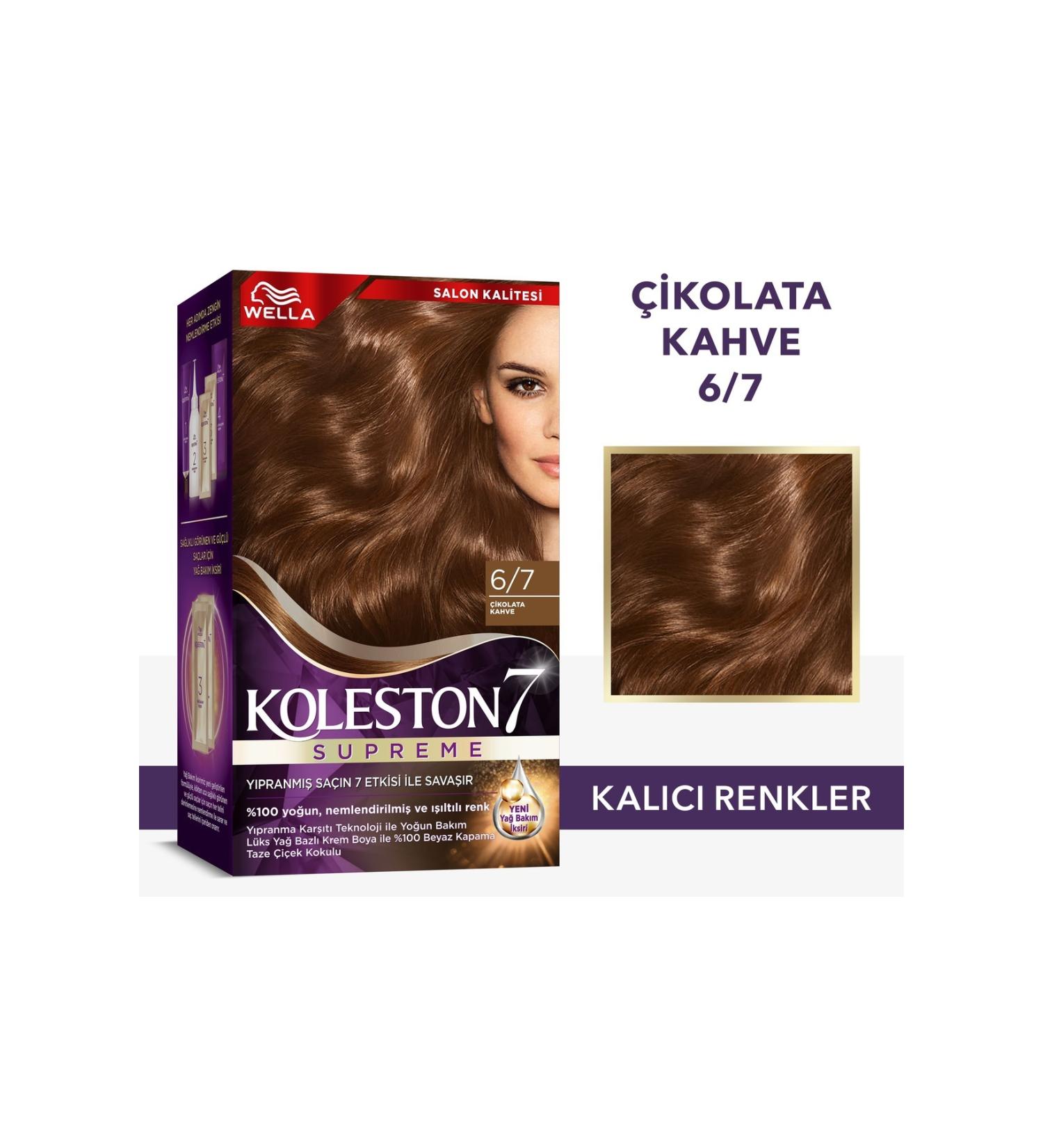 Wella Koleston Supreme Kit 6/7 Chocolate Brown - Buy Online on GoSupps.com