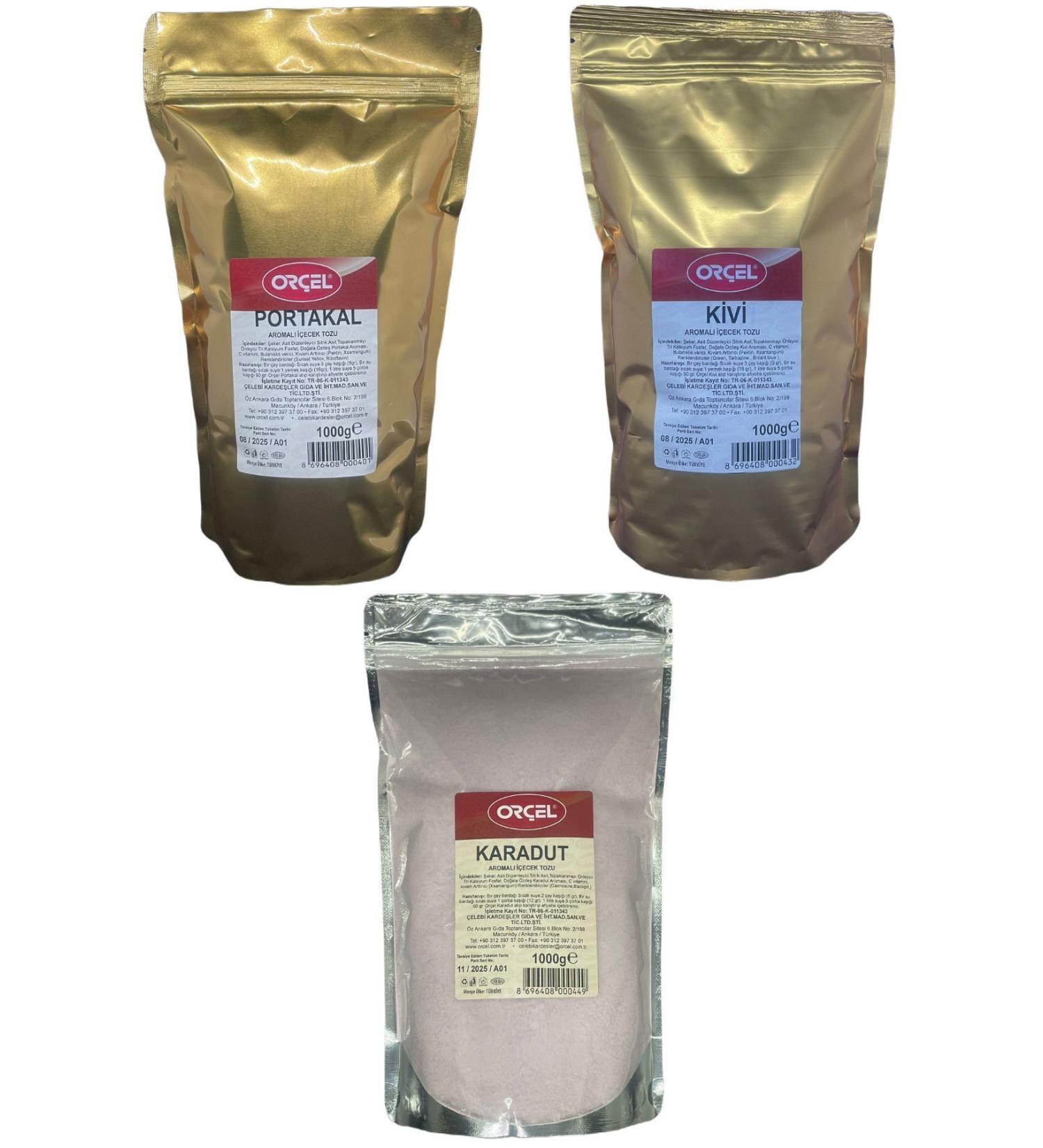 OR EL Or el Orange + Kiwi + Black Mulberry 3x1 kg - Buy Online on GoSupps.com