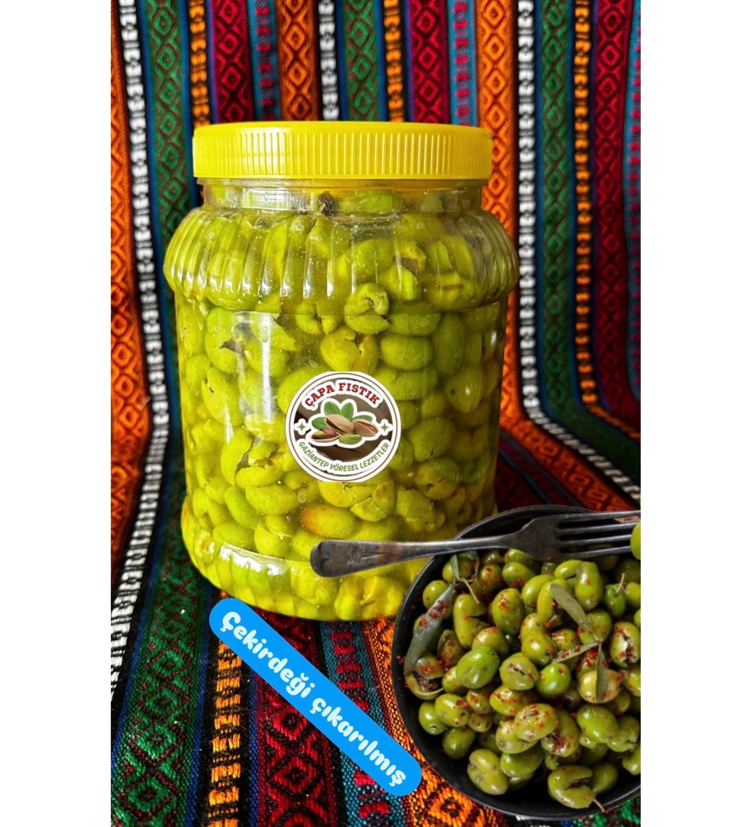  apa Spice Green Olives Pitted (1 kg) - Buy Online on GoSupps.com