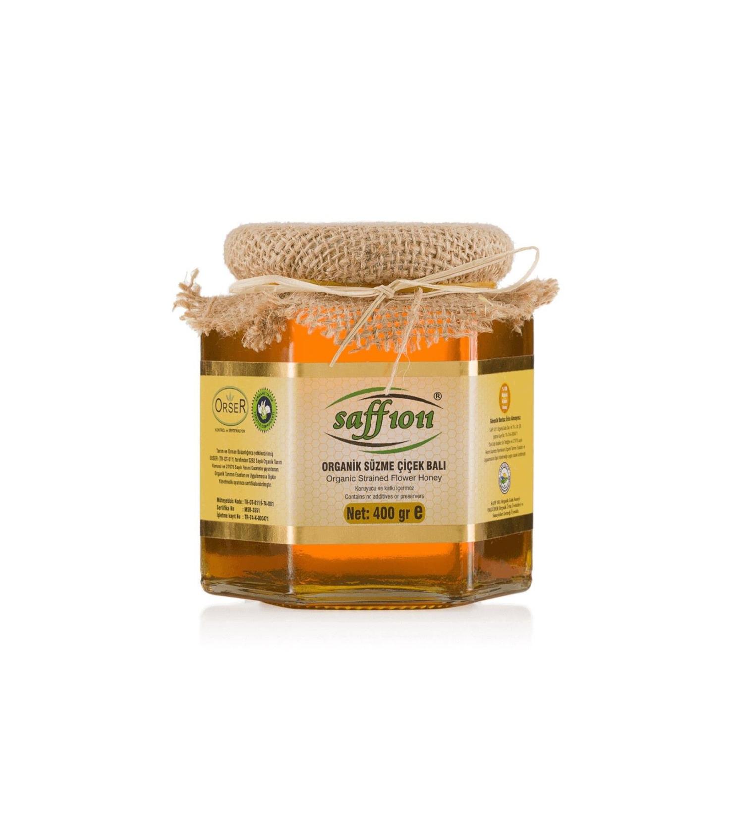Saff 1011 Organic flower honey 400 gr