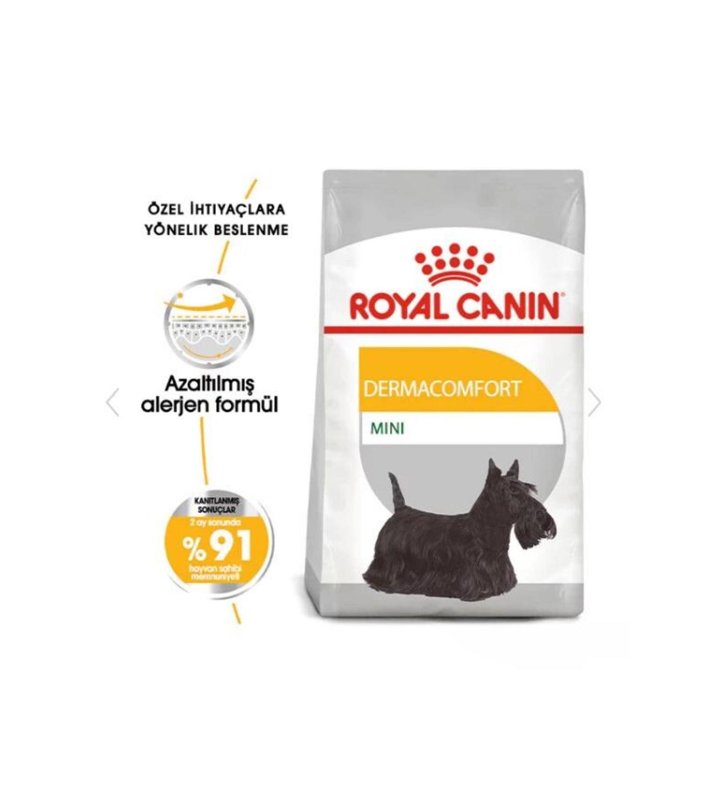 Royal Canin Dermacomfort Mini Adult Dog Food 3kg - Buy Online on GoSupps.com