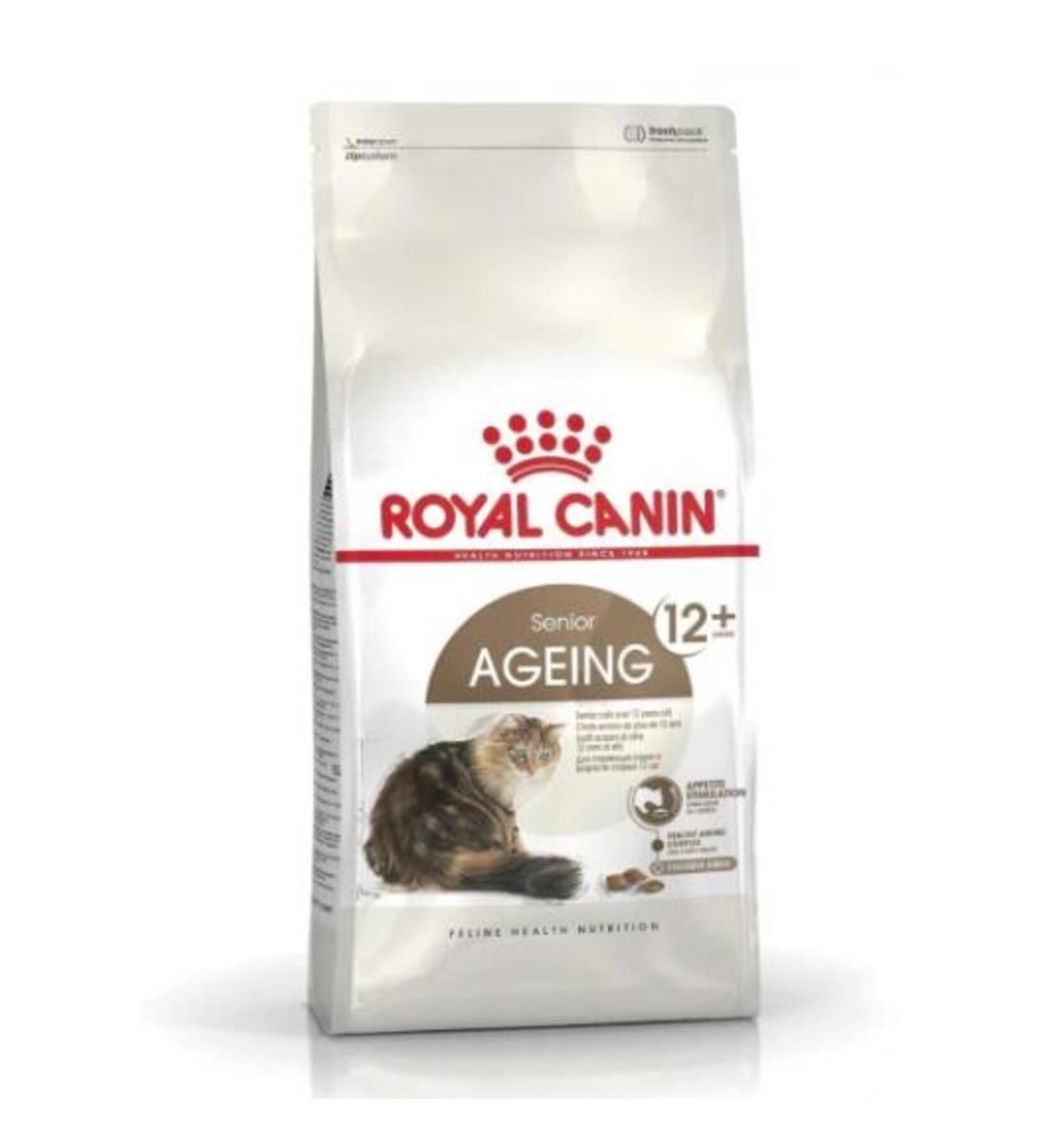 Royal Canin Ageing Senior Cat Food 2kg for 12+ Years Old - Buy Online on GoSupps.com