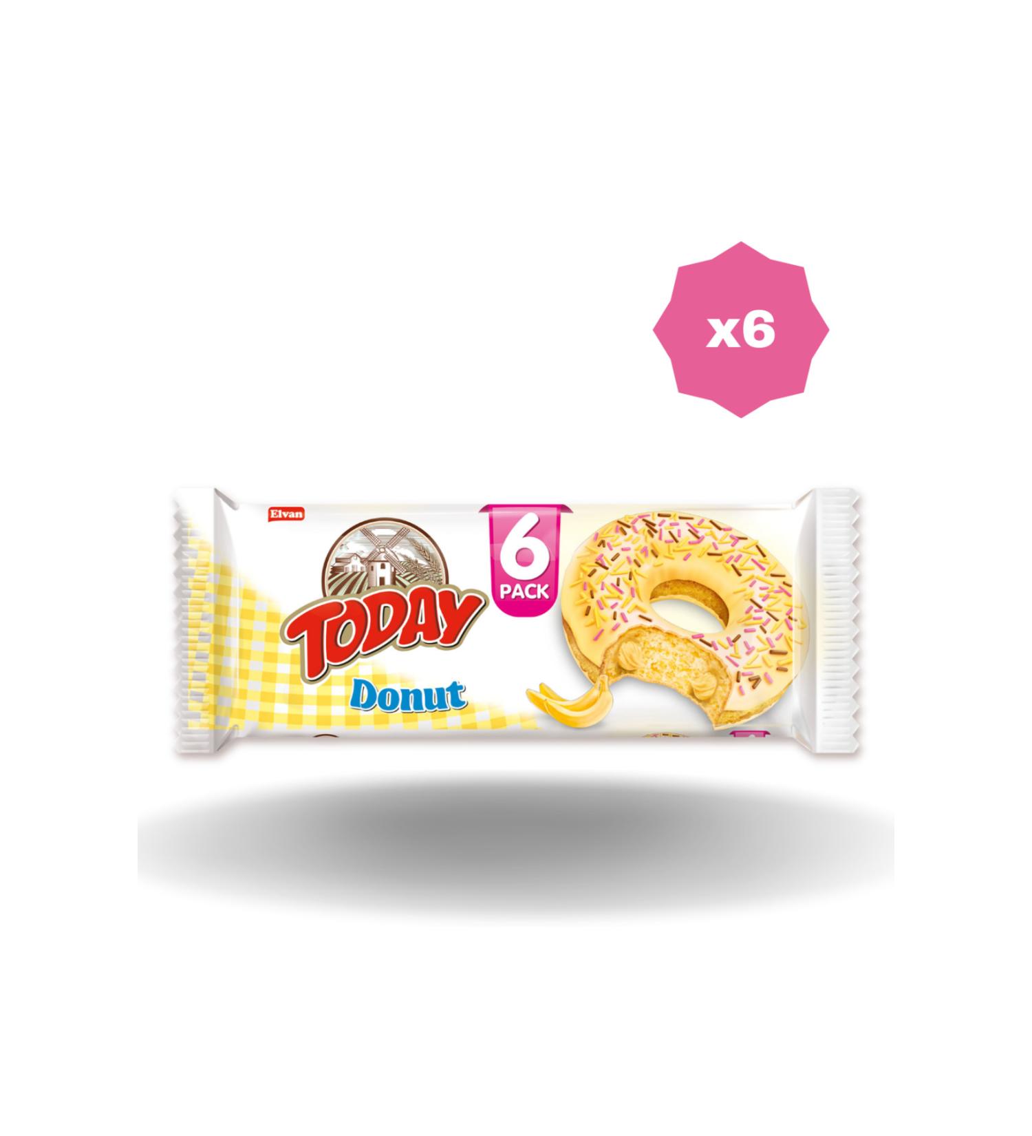 Elvan TODAY DONUT BANANA CAKE MULTIPACK 35 GR 6 PIECES (6 PACKS)