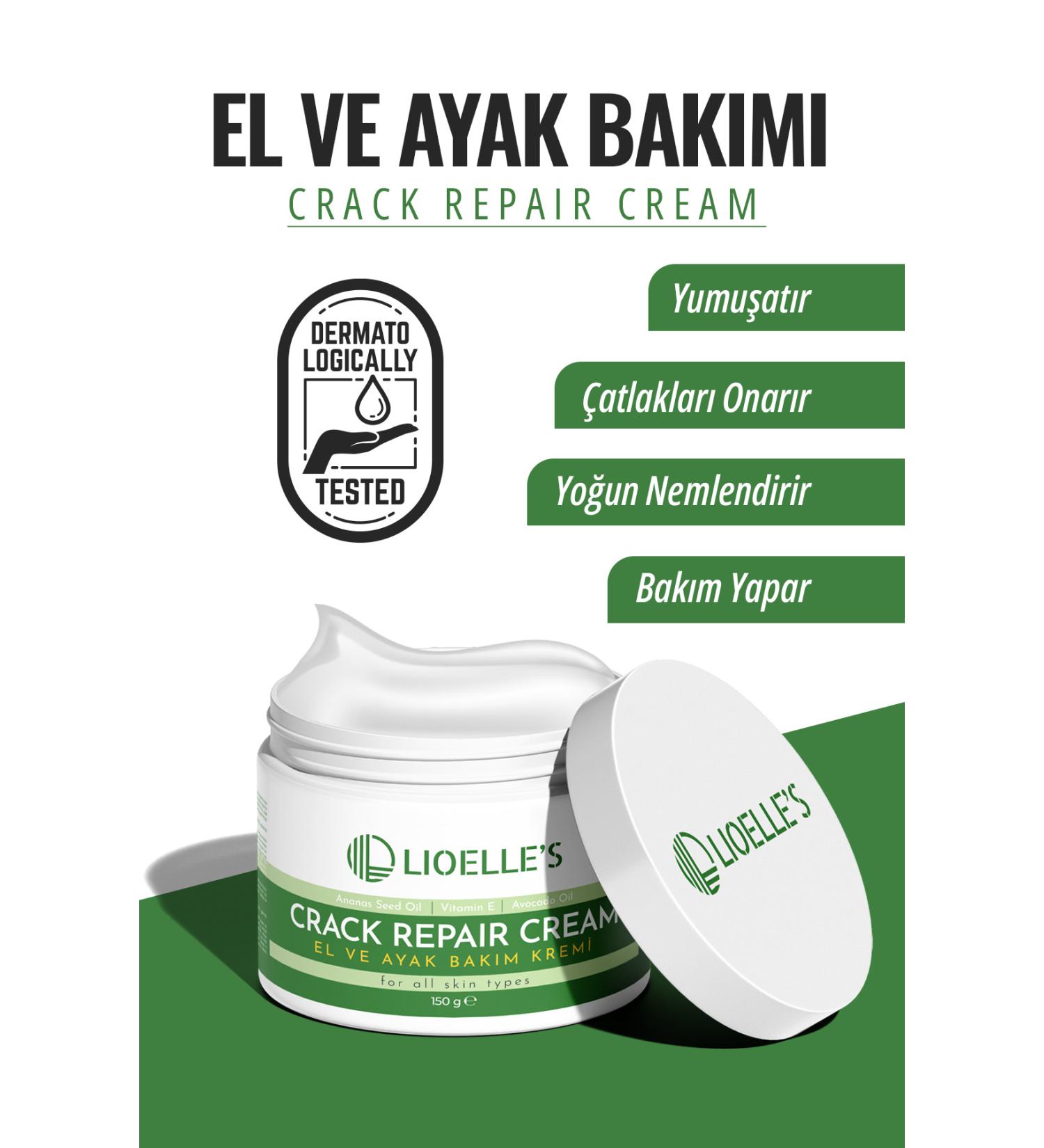 Lioelles Heel Crack Hand and Foot Miraculous Care Cream 150 ml - Buy Online on GoSupps.com