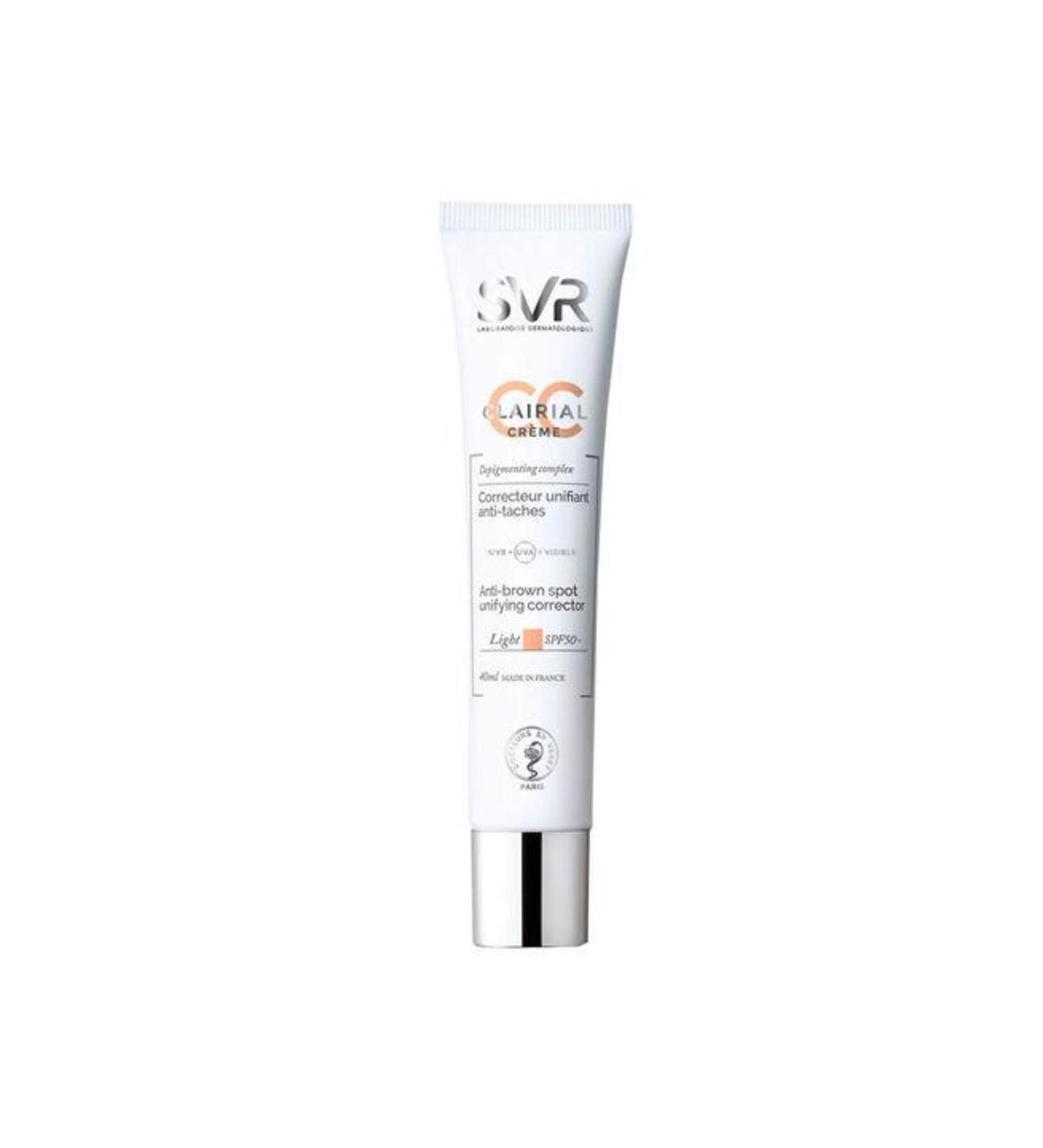 SVR Clairial CC Cream Light Spf50 40 ml - Buy Online on GoSupps.com