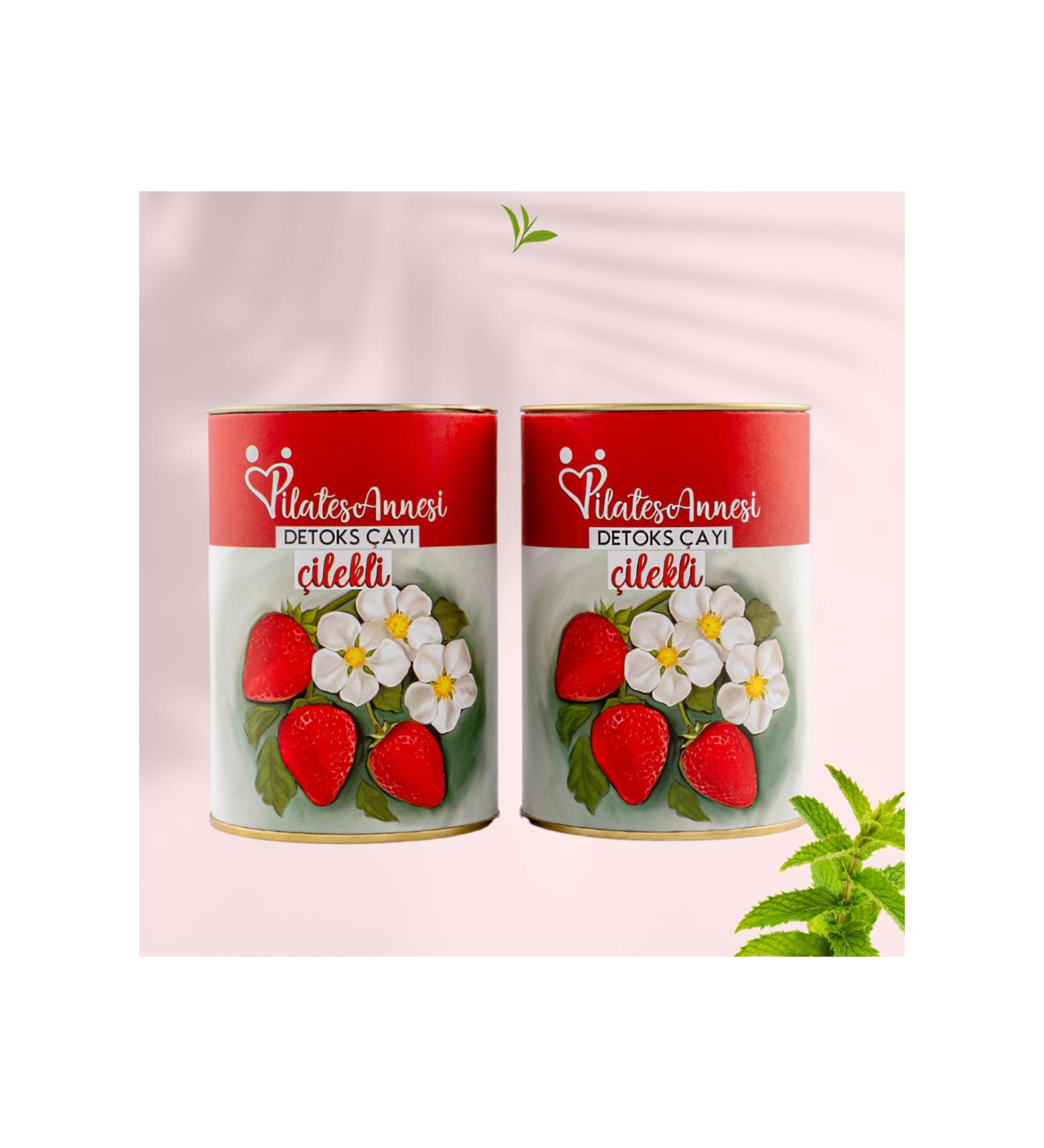 pilatesannesi 2 Pack Strawberry Piece Detox Tea - Buy Online on GoSupps.com