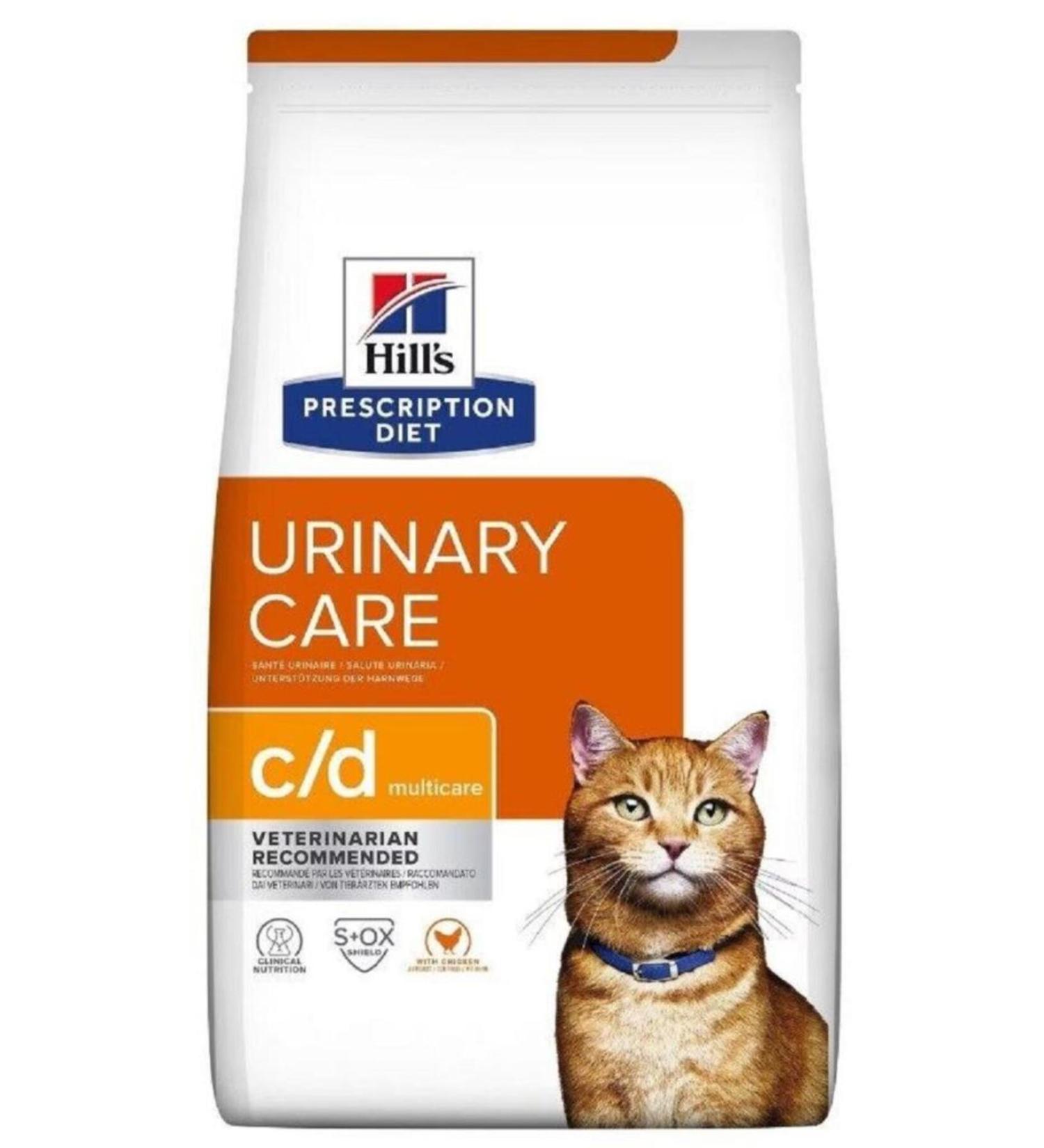 Hill's Hills Prescription Diet Urinary Car c/d Chicken Cat Dry Food 1.5 kg (stt10/2025)