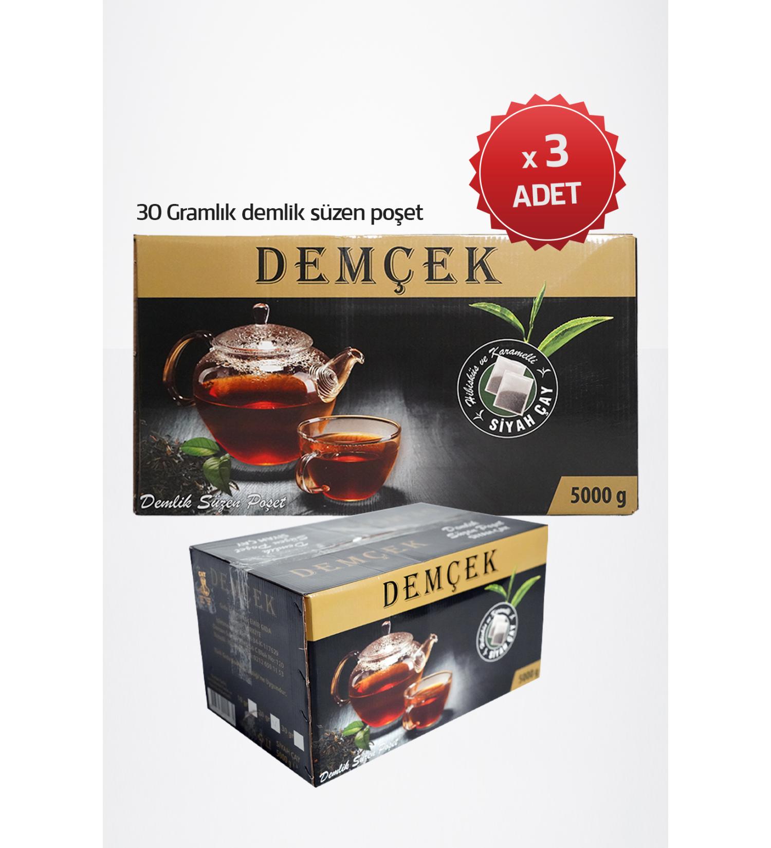 demcek TEAPOT TEA BAG (30GR) 5000G X 3-PACK ADVANTAGE PACK