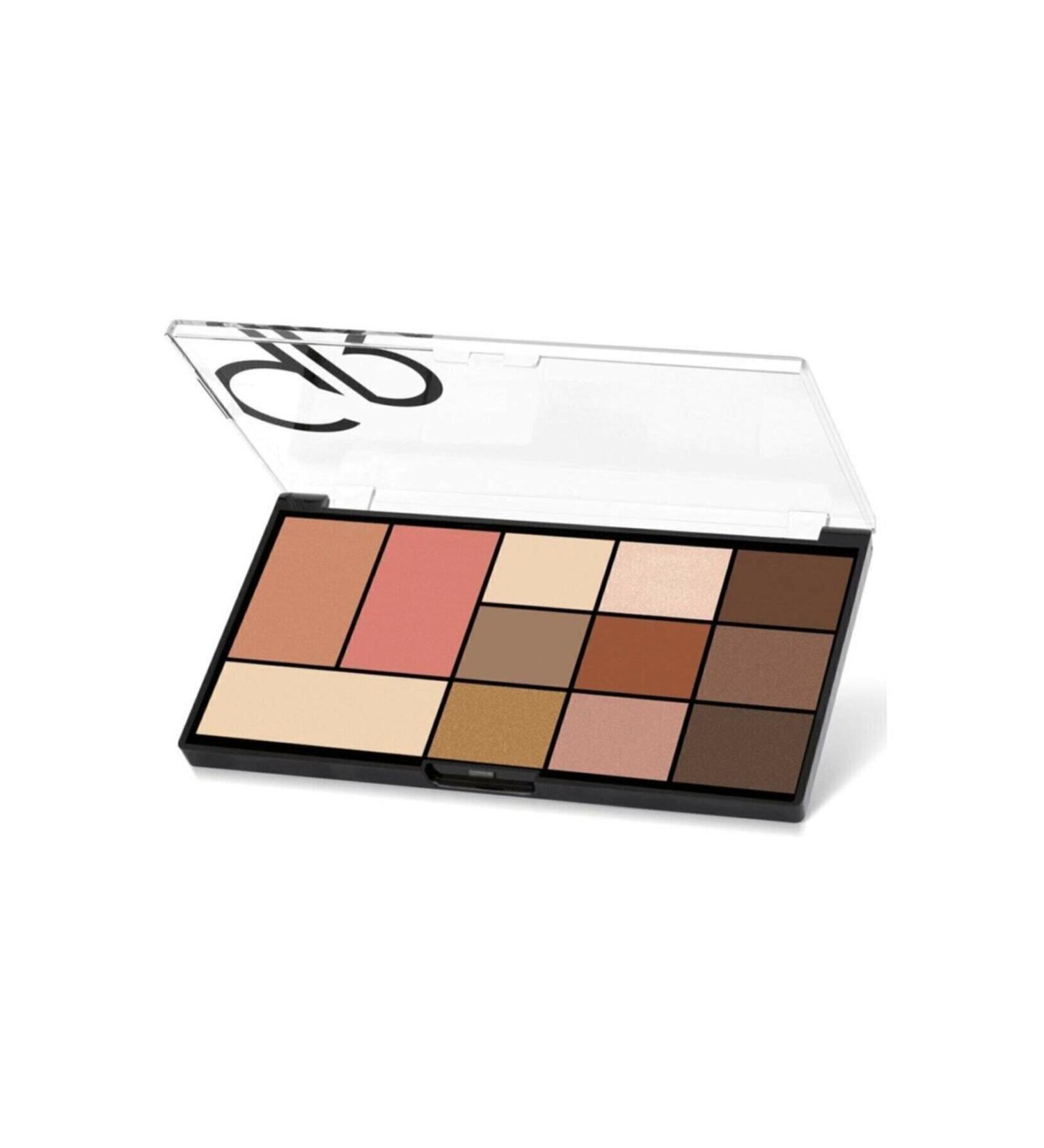 Golden Rose eye and face eyeshadow palette that creates an eye-catching look-01SAKLI G 2