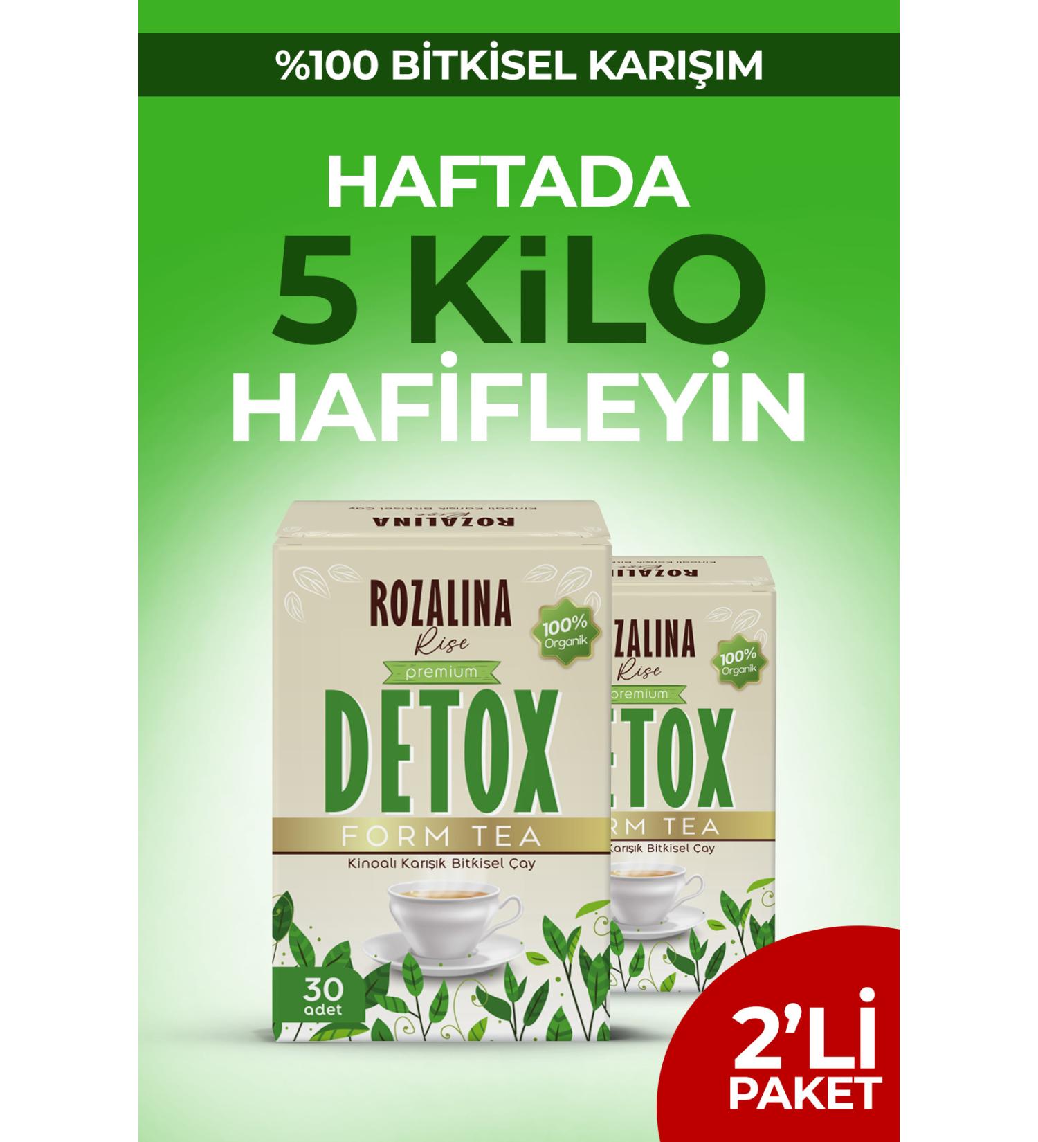 Rozalina Rise Weight Loss Helper Detox Diet Slimming1 Appetite Suppressant Herbal Tea Set of 2 (1 MONTH) - Buy Online on GoSupps.com