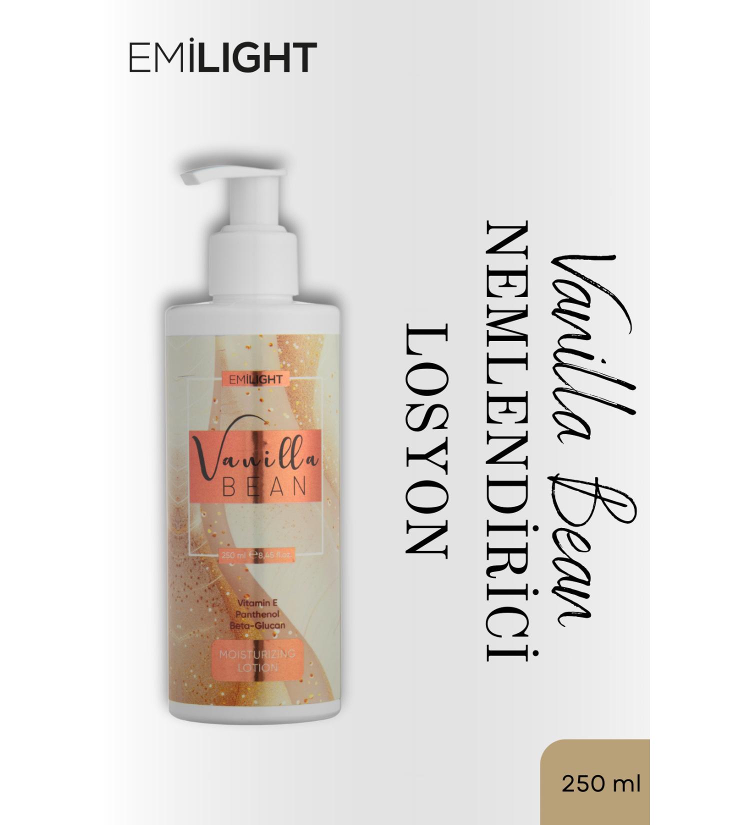 EMILIGHT Moisturizing Vanilla Body Lotion Intensive Moisturizing and Fast Absorption Body Lotion 250ml - Buy Online on GoSupps.com