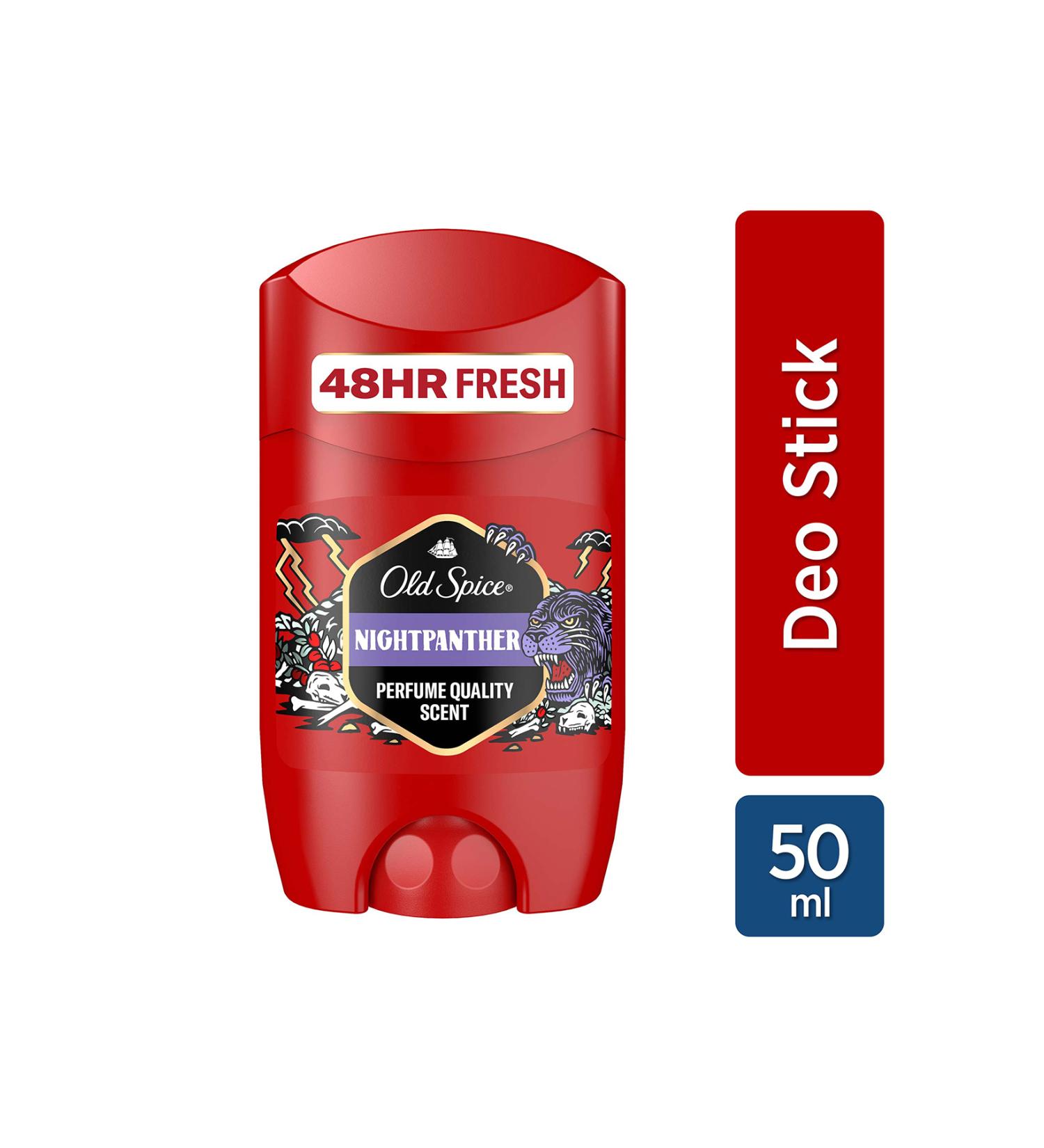 Old Spice Night Panther Deodorant Stick for Men 50 ml - Buy Online on GoSupps.com