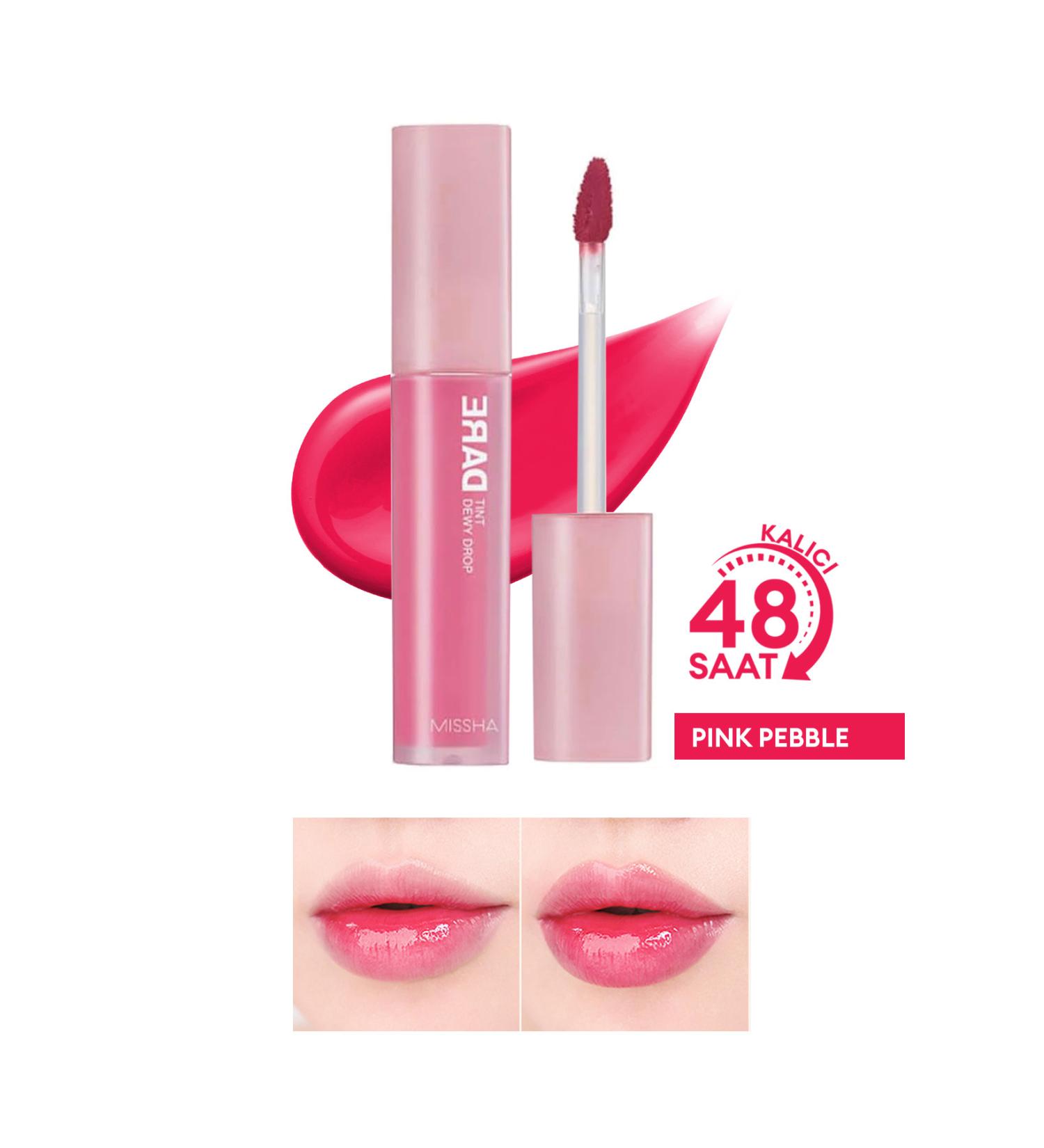 Missha Long-Lasting Moisture Finish Shiny Tint Dare Tint Dewy Drop (Pink Pebble) - Buy Online on GoSupps.com