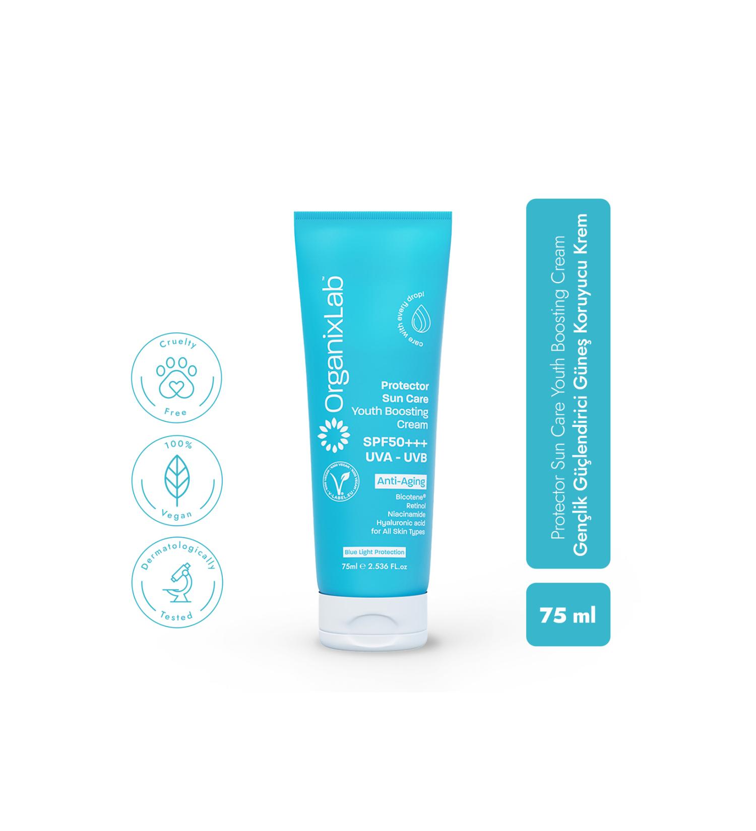Organixlab Sunscreen Effective Anti-Wrinkle Face Cream I Uva and Uvb Effective Spf 50 Sun Cream 75 ml - Buy Online on GoSupps.com