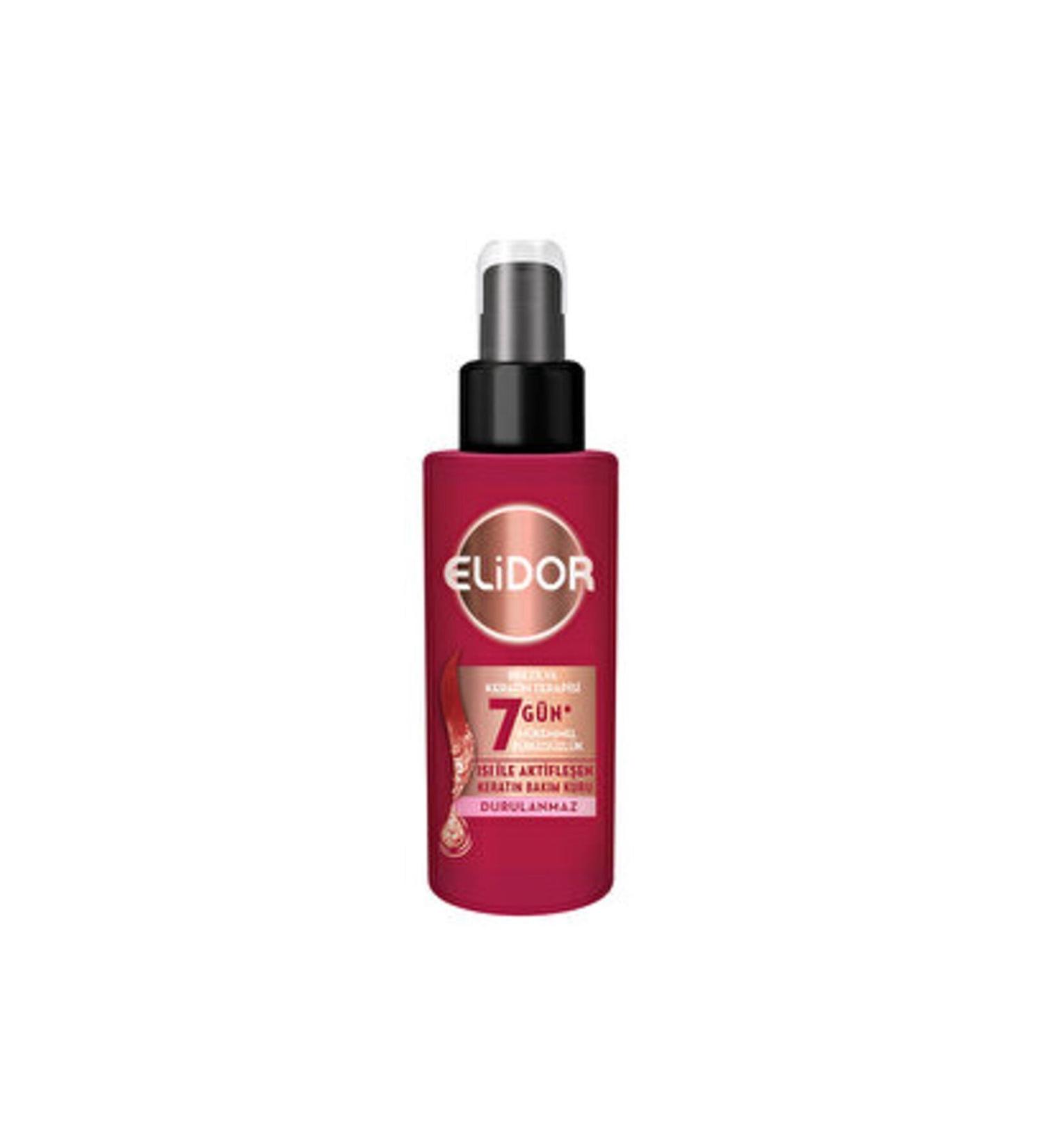 Elidor Brazilian Keratin Therapy that deeply nourishes hair makes it shiny and easy to shape MMCZ268