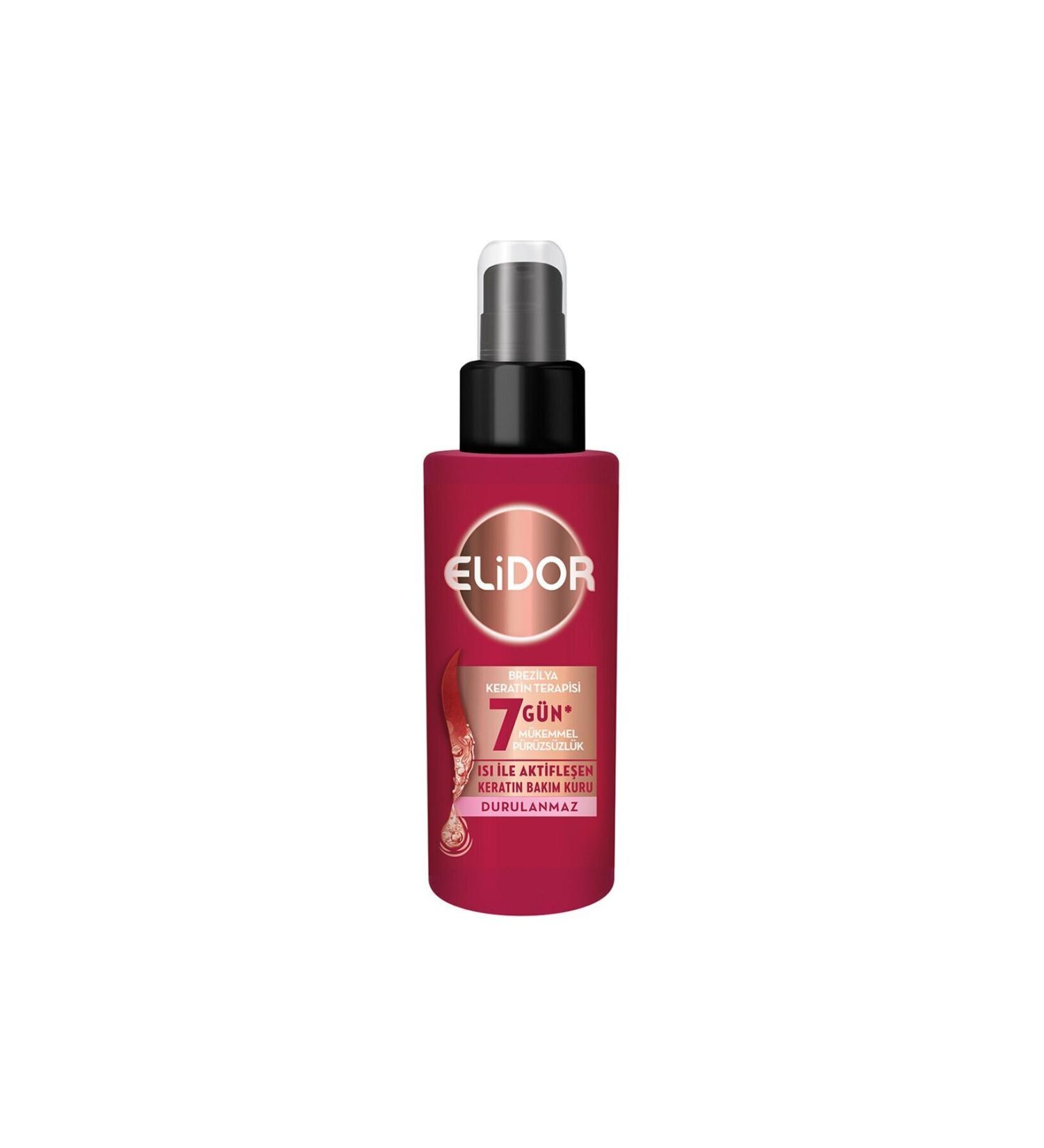 Elidor Brazilian Keratin Therapy MMCZ267 Nourishes Hair Deeply Makes Hair Shiny and Easy to Shape - Buy Online on GoSupps.com