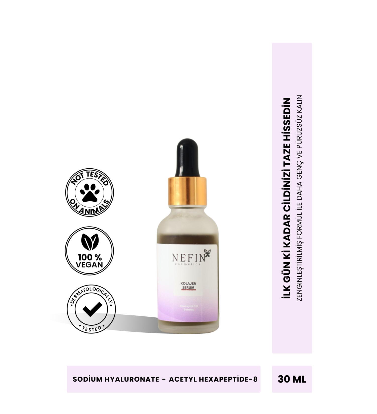 nefin beauty Collagen Serum Anti-Aging and Anti-Wrinkle Skin Rejuvenator 30ml - Buy Online on GoSupps.com