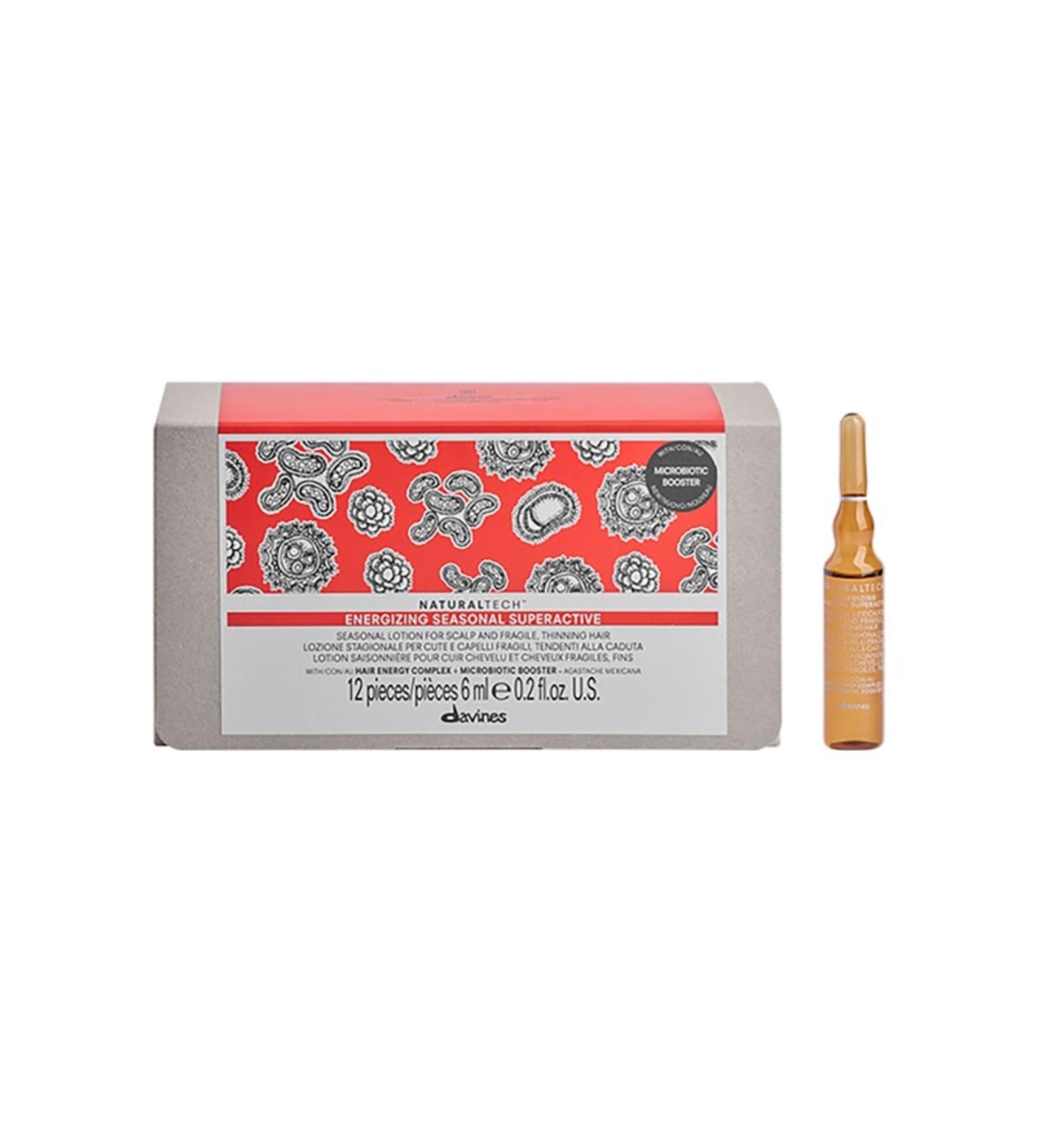 Davines Energizing Seasonal Superactive Ginger Lotion 12x6 ml ECBEAUTYBESTQ24