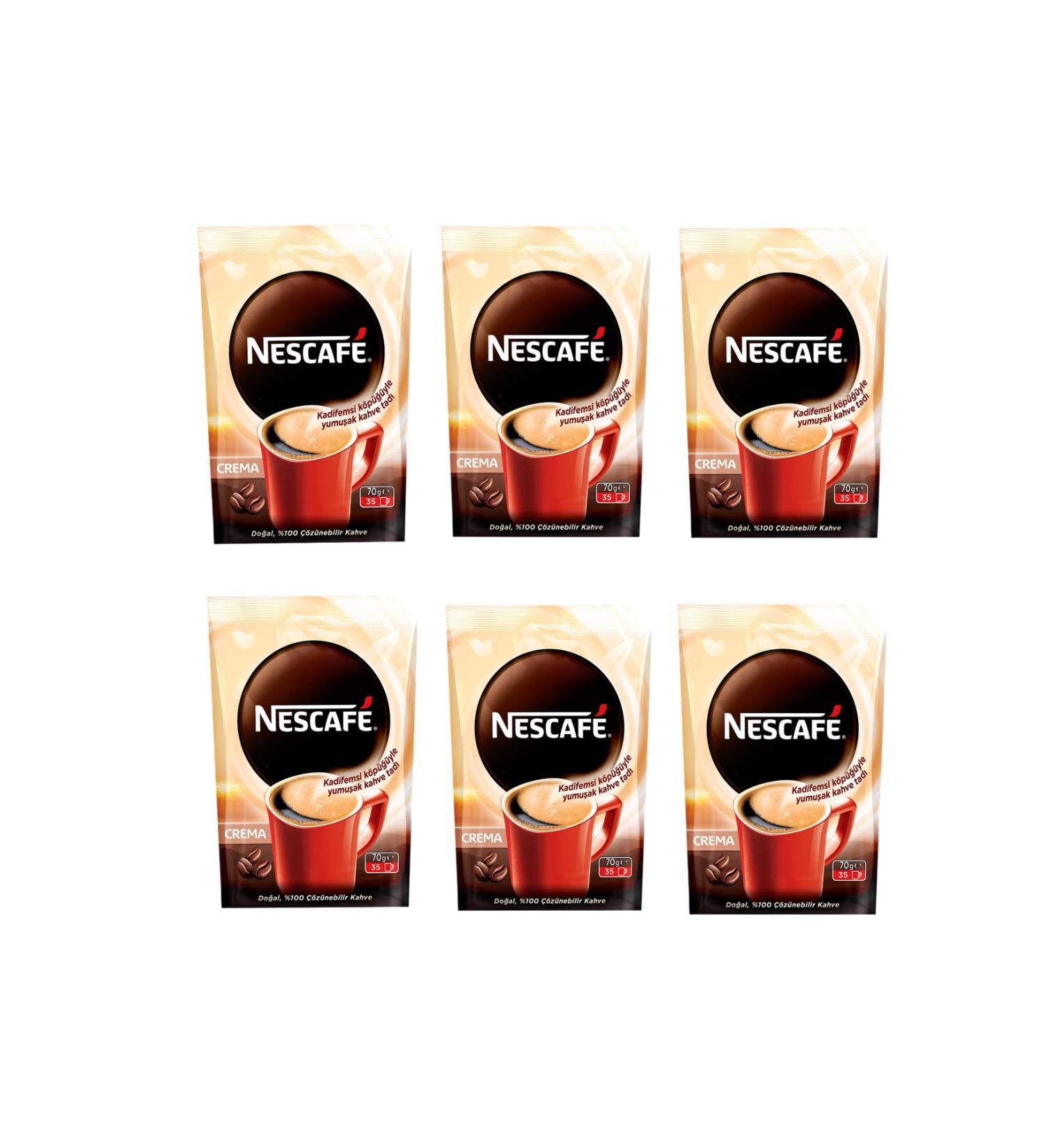 Nescafe crema economic package 70 gr (6 pieces)