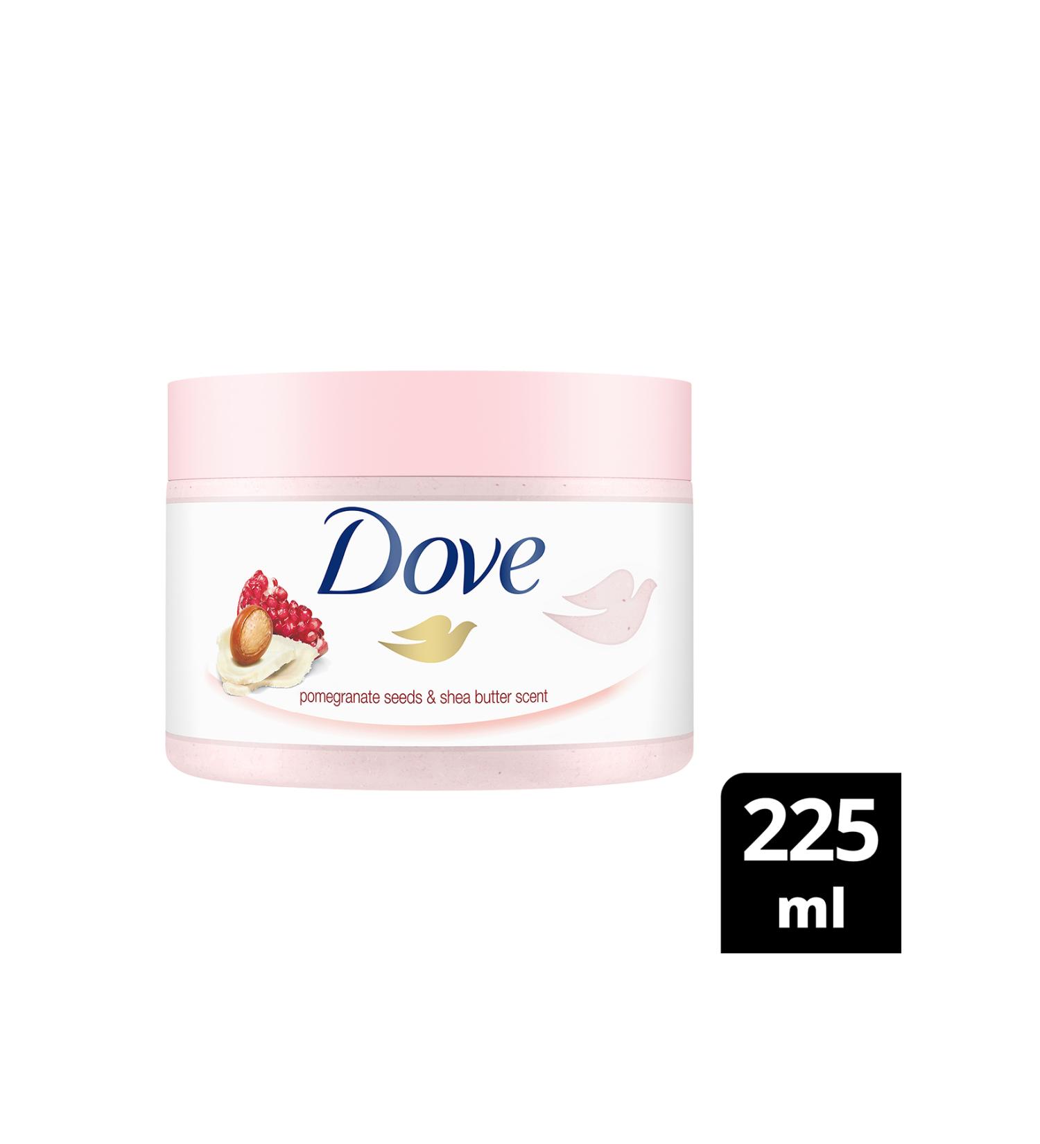 Dove Body Scrub Pomegranate Seed and Shea Butter 225 ml X1 - Buy Online on GoSupps.com