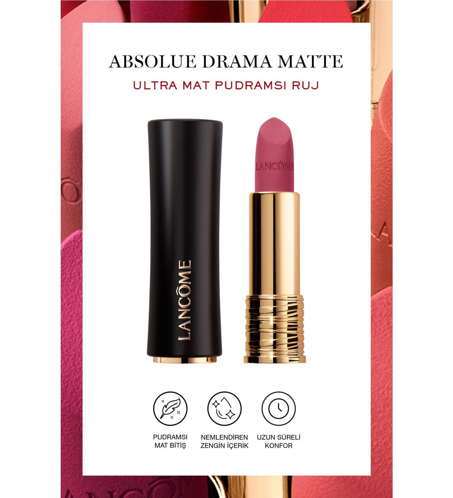 Lancome L'Absolu Rouge Drama Matte Ultra Mat Ruj 399 3614274196146 - Buy Online on GoSupps.com