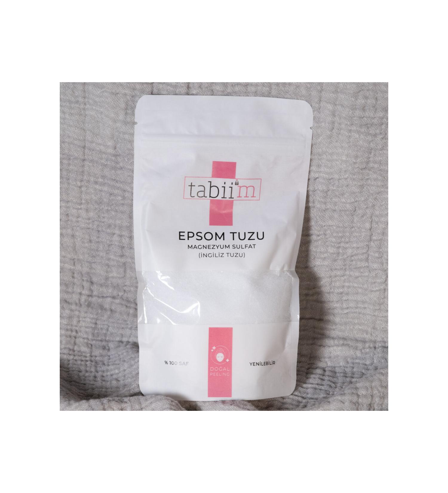 Tabii Store Tabii'm - Epsom Salt Edible (Magnesium Sulphate) 250 Gr - Buy Online on GoSupps.com