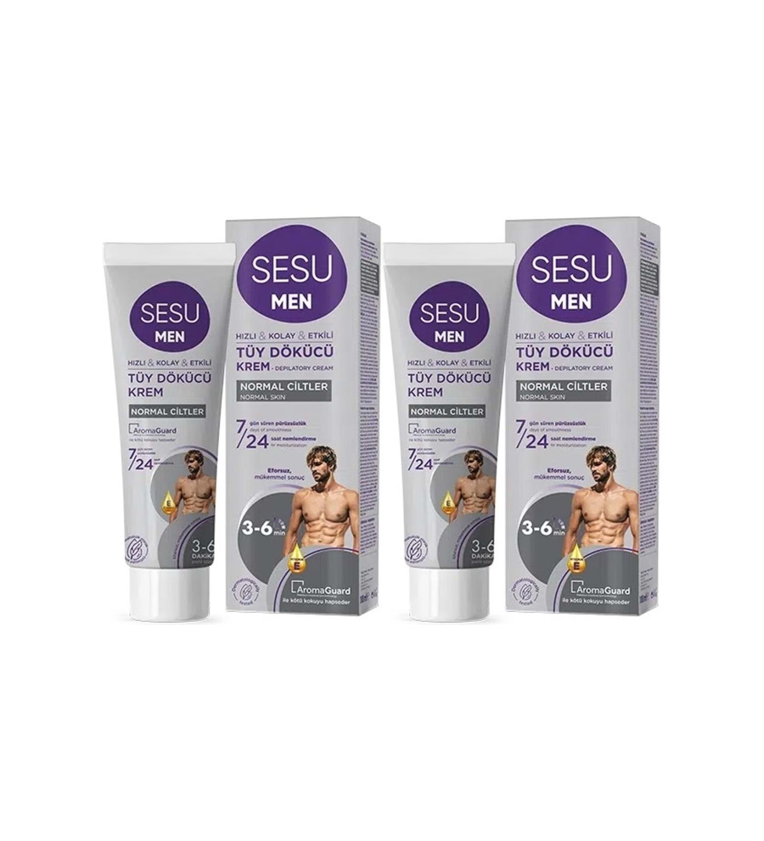 Sesu Hair Removal Cream For Men 100ML (Set of 2)