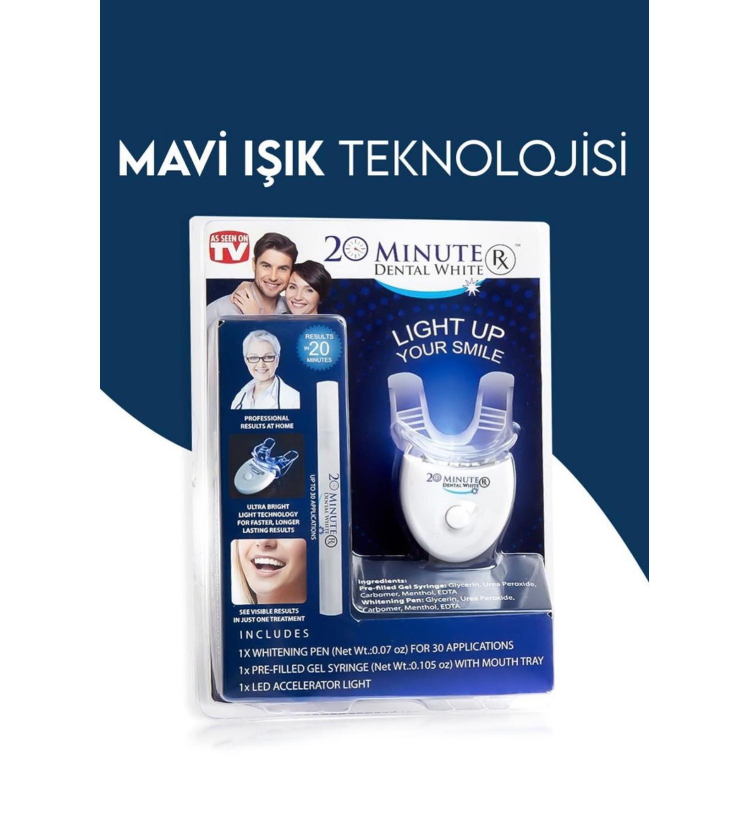 Quality Teeth Whitening Kit & Polishing Gel UV Light Dental Care Vitamin Bar Amazing Change - Buy Online on GoSupps.com