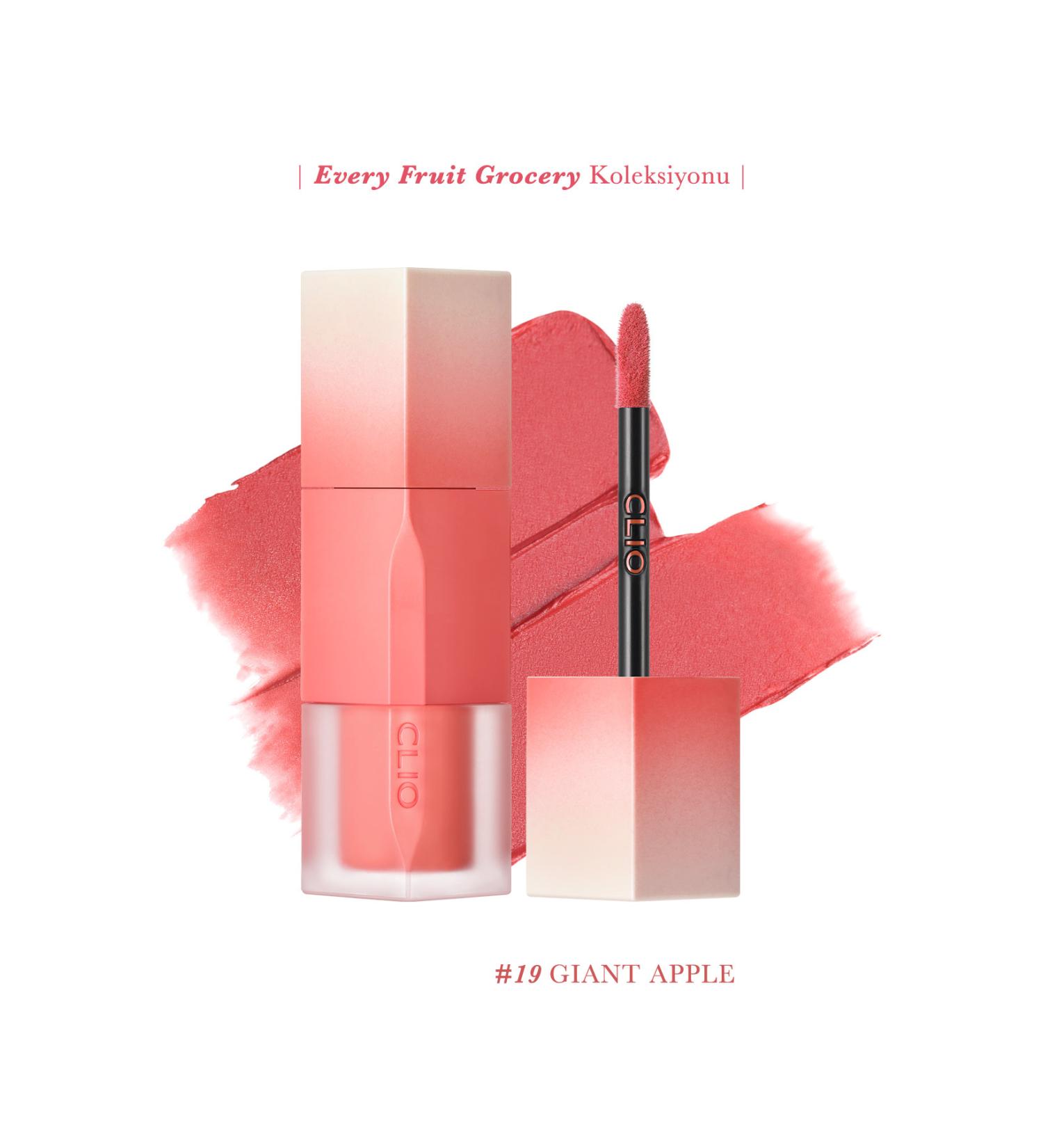 CLIO Smooth and Velvety Textured Natural Looking Tint CLIO Chiffon Blur Tint (19 Giant Apple) - Buy Online on GoSupps.com