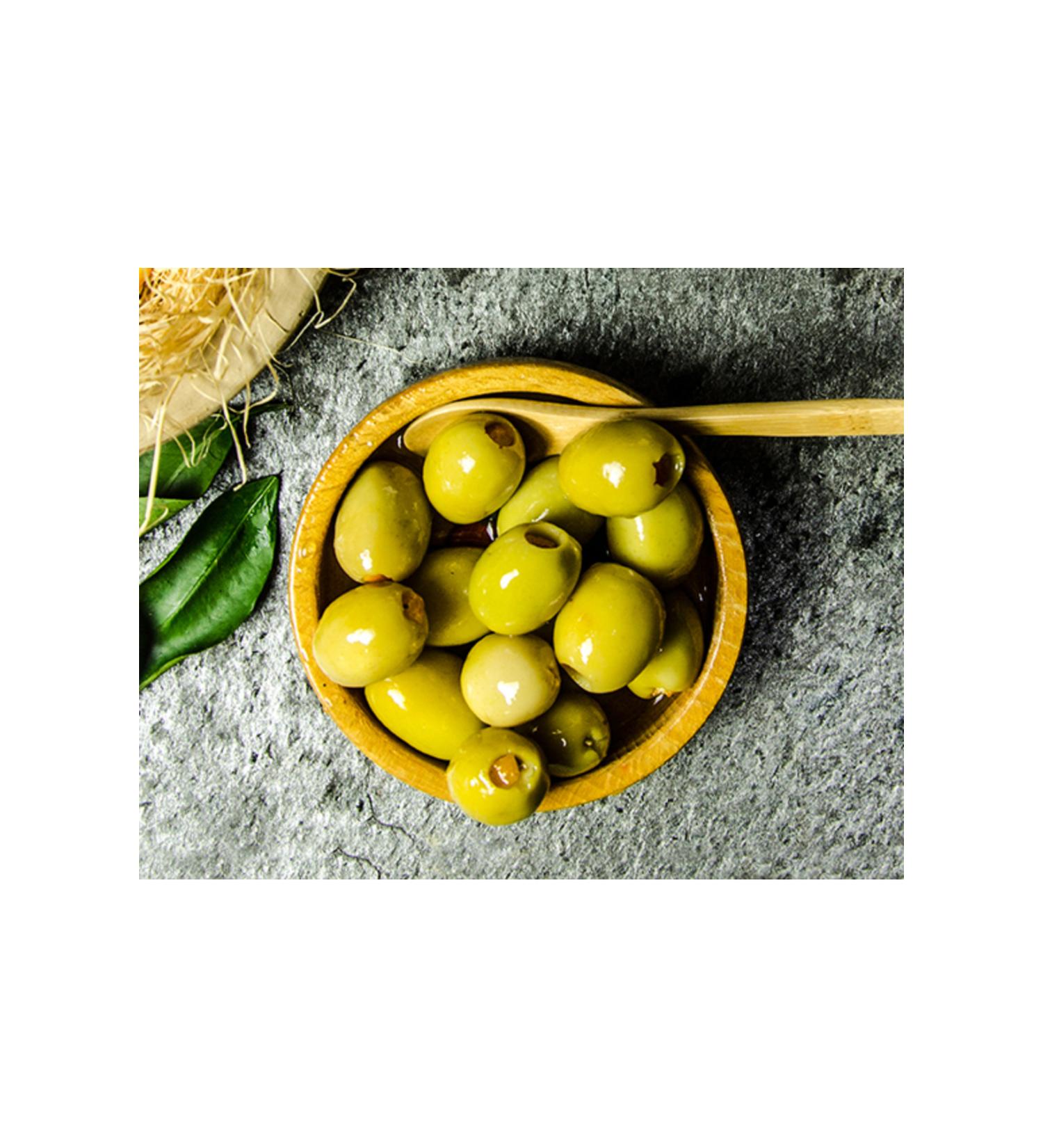 brahim Uyar Green Olives with Orange (1 kg)