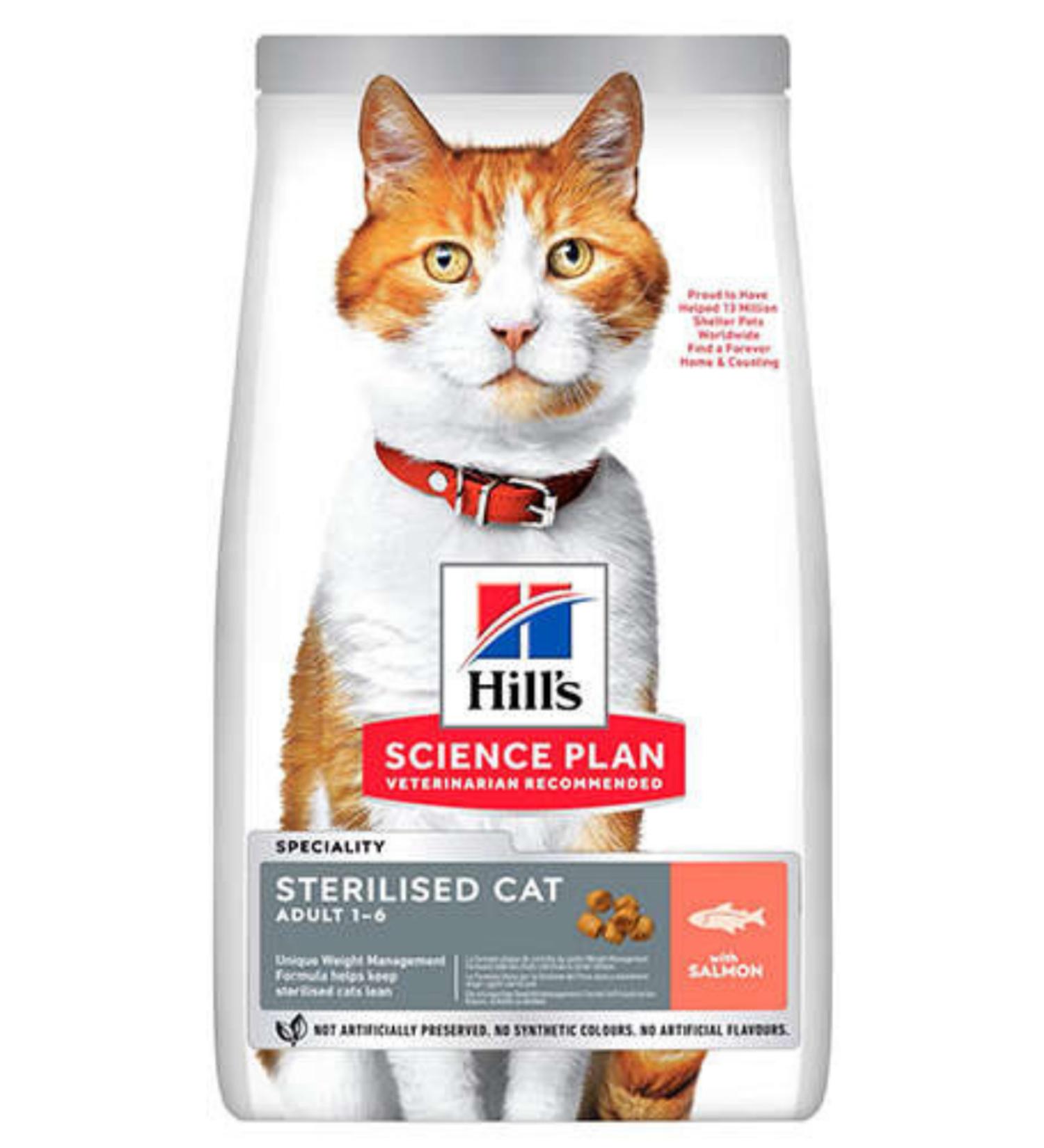 Hill's Sterilized Salmon Cat Food 3kg