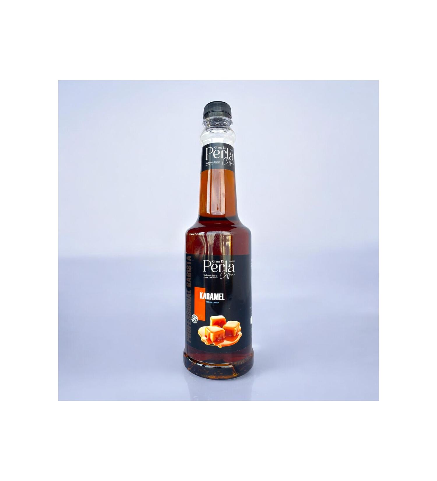 Perla CARAMEL FLAVORED COFFEE AND COCKTAIL SYRUP 75 Cl (750ML)