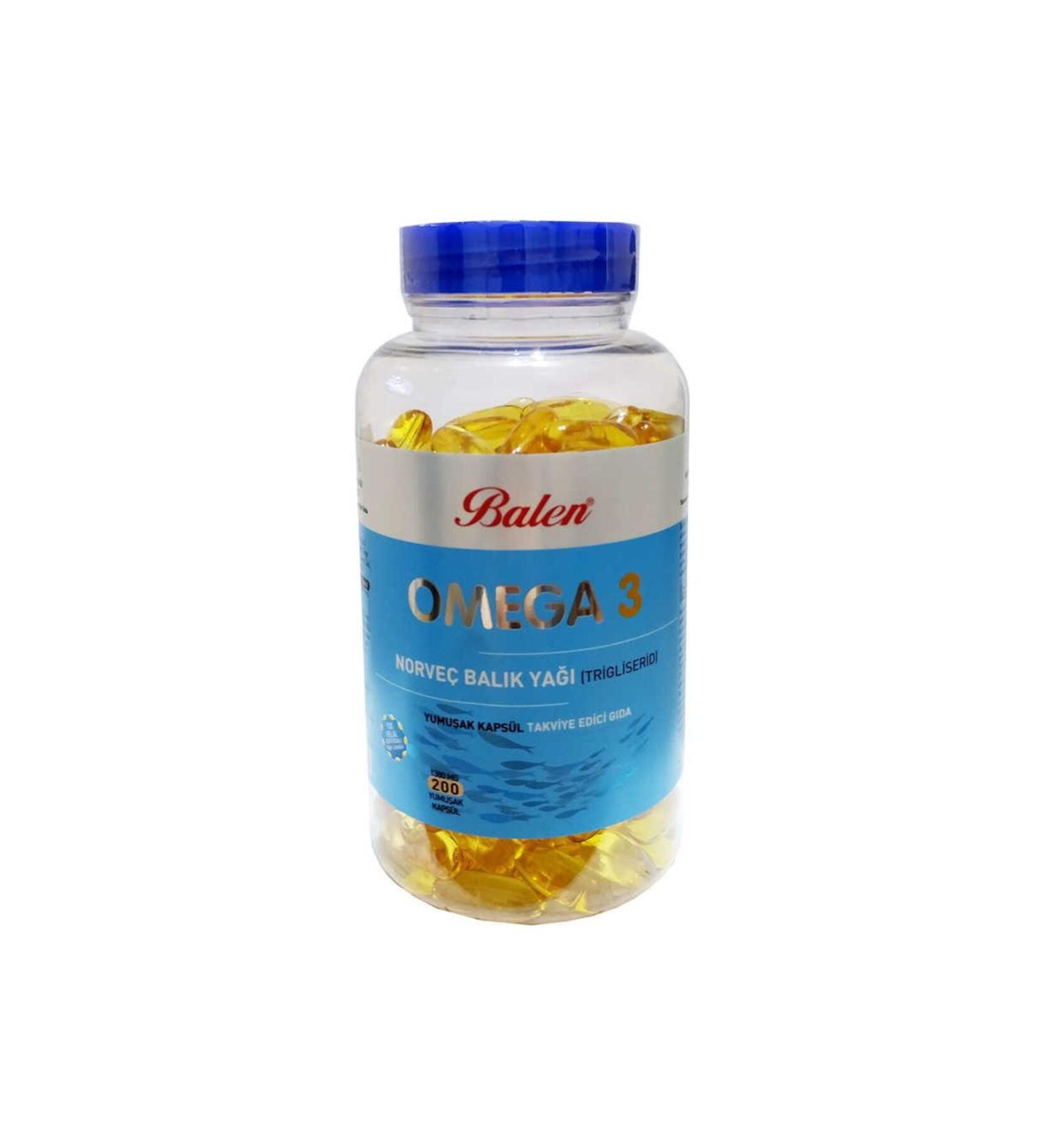 NLB TRADE Omega 3 Norwegian Fish Oil Containing 200 Capsules (1380 MG - TRIGLYCERIDE FORM)