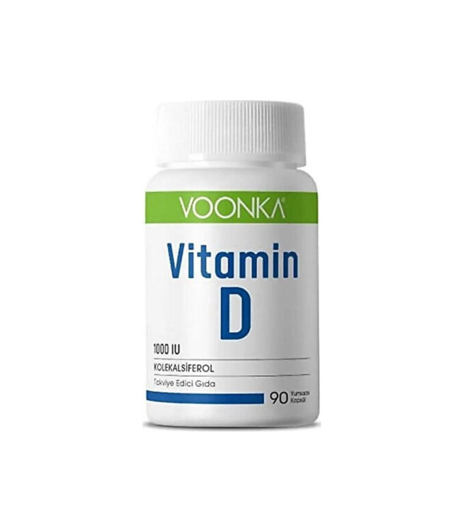 Voonka Vitamin D Supplementary Food 90 Capsules