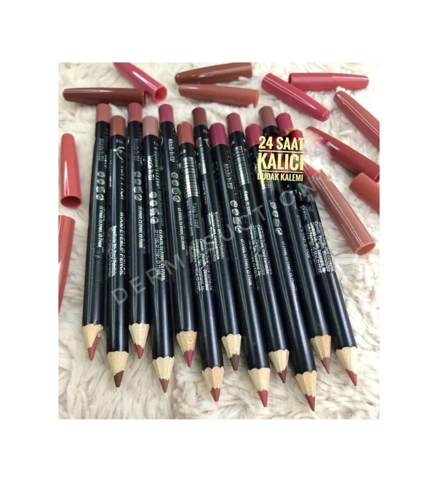 Dermasuction 12-pack permanent pencil sharpener lip pencil