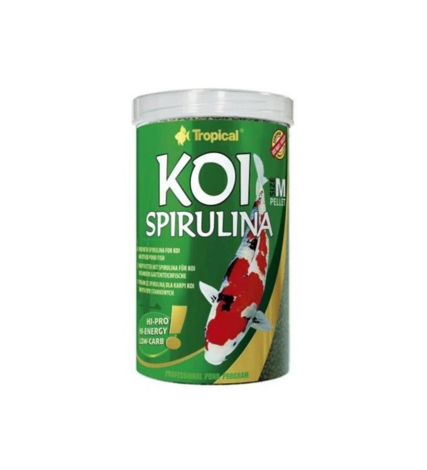 Spirulina Pellet Koi Fish Spirulina Additive Pellet Fish Food Medium 1000 ml 320