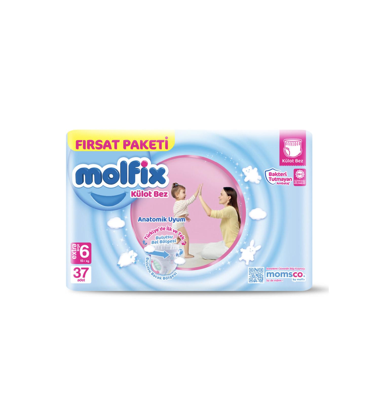 Molfix Panty Diaper Opportunity 6 Size XL 15+ Kg 37'li