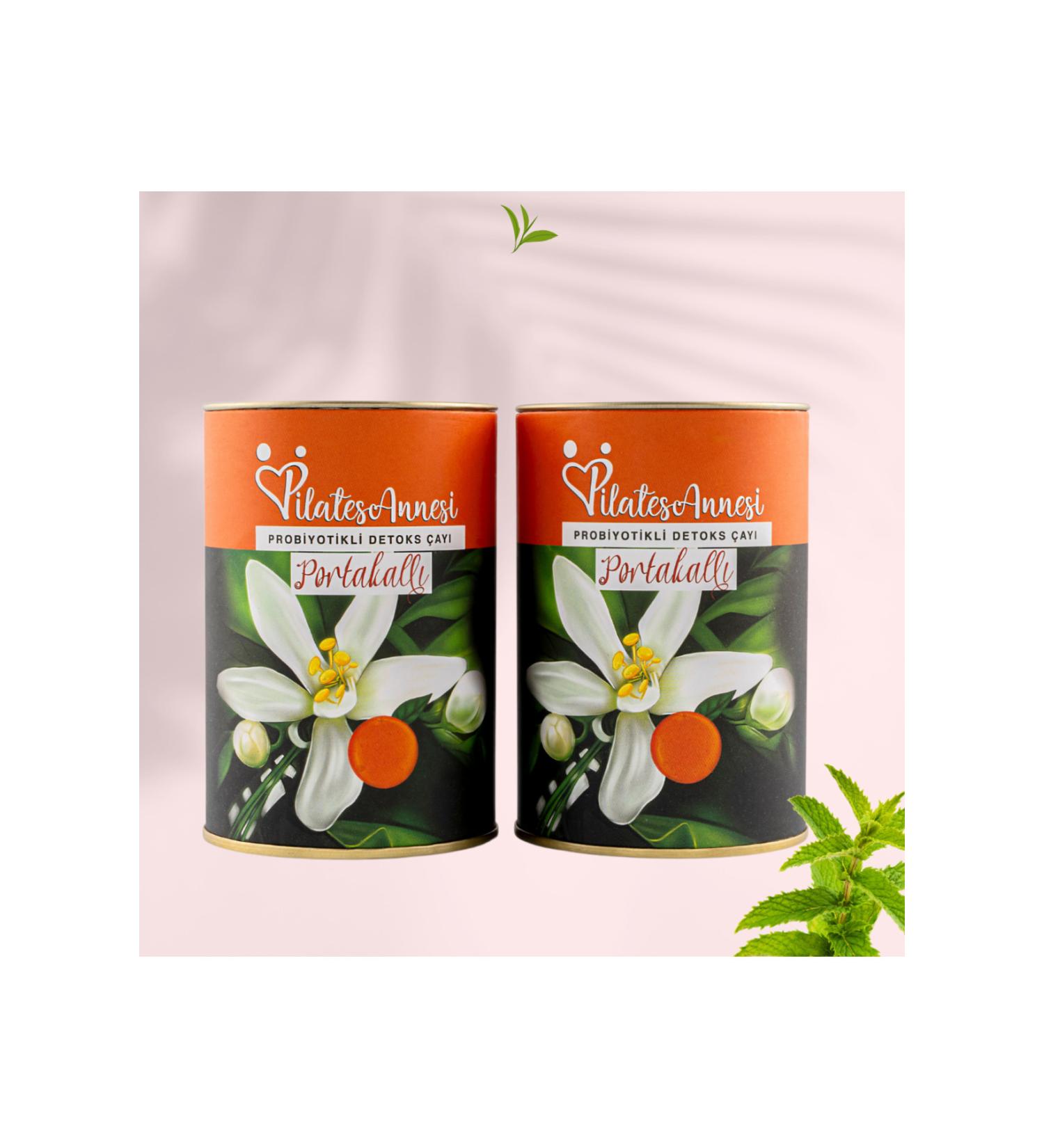 pilatesannesi 2 Pack Orange Probiotic Detox Tea - Buy Online on GoSupps.com
