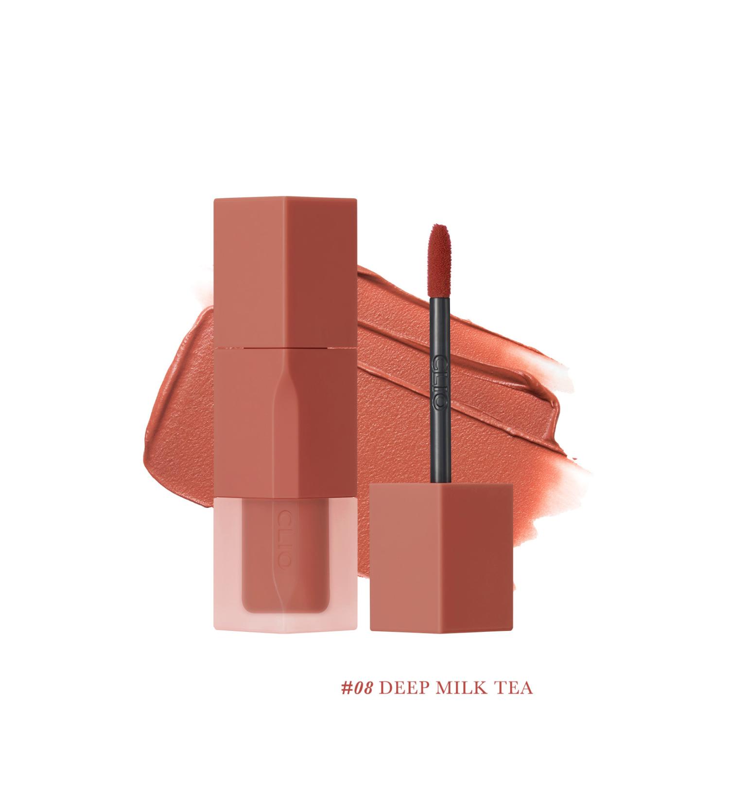 CLIO Smooth and Velvety Textured Natural Looking Tint CLIO Chiffon Blur Tint (08 Deep Milk Tea) - Buy Online on GoSupps.com