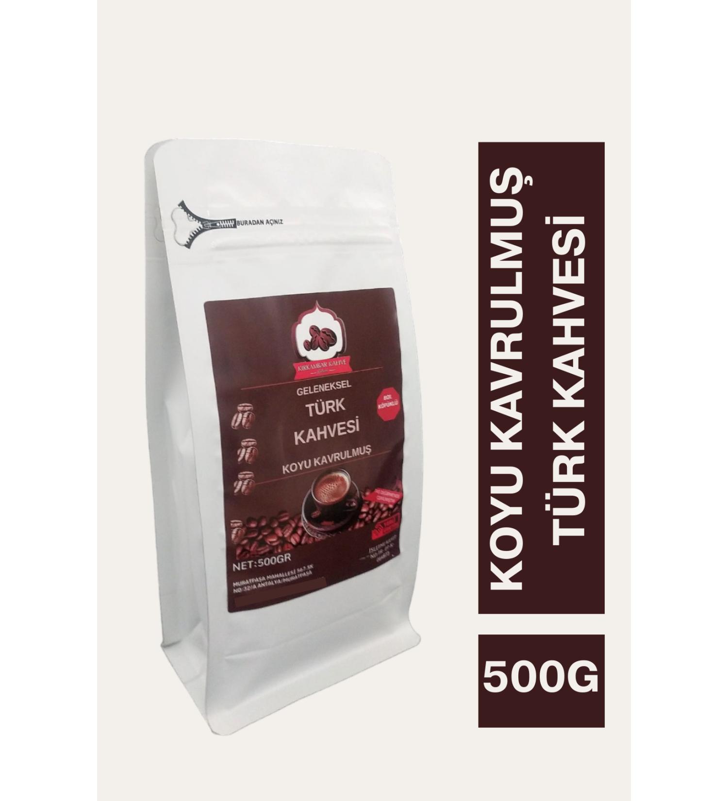 k rkambar natural Turkish Coffee (Dark Roasted Turkish Coffee) 500g