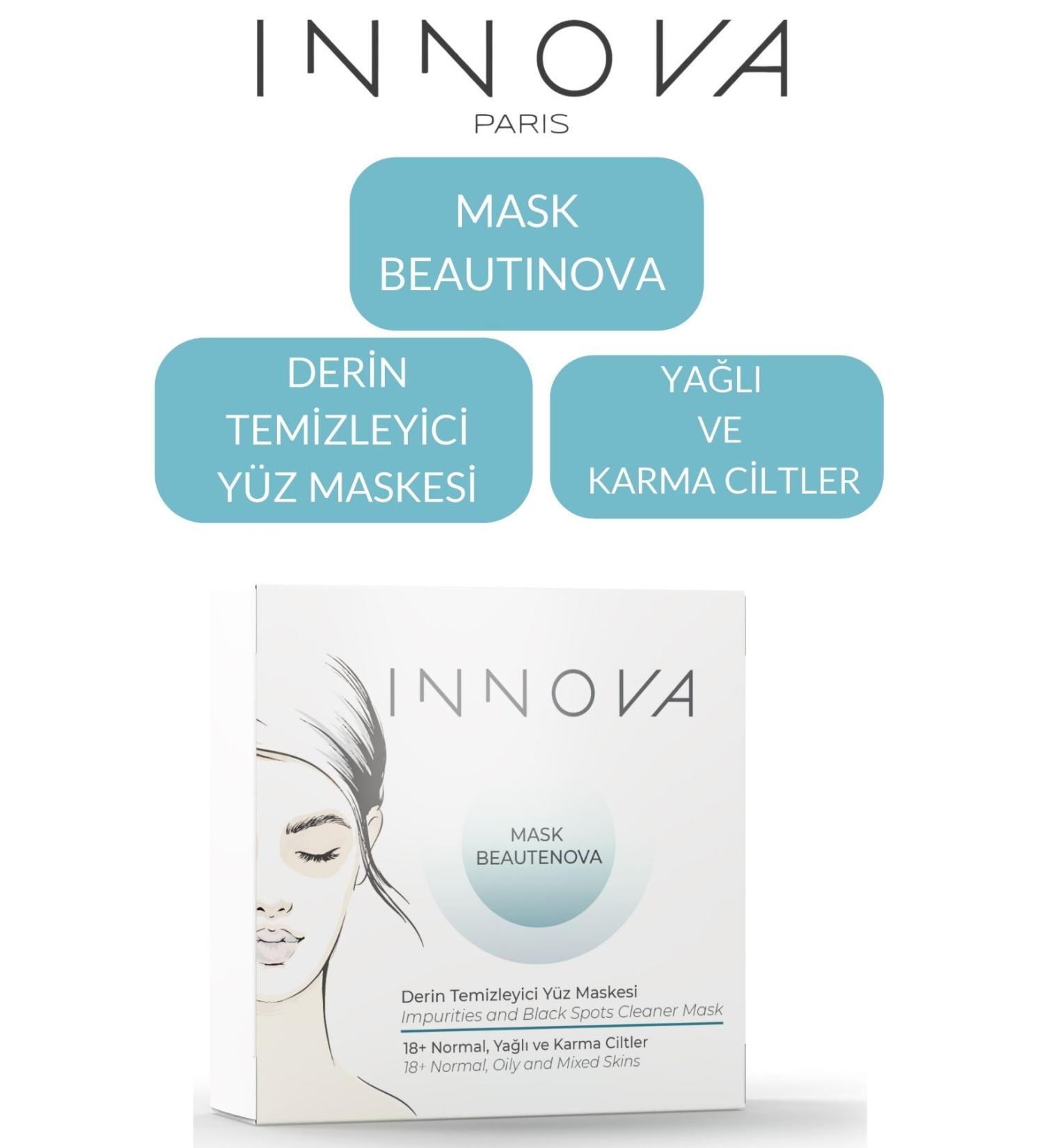 Innova Innova Mask Beautenova Blackhead Remover - Purifying Mask 8 * 5 ml - Buy Online on GoSupps.com