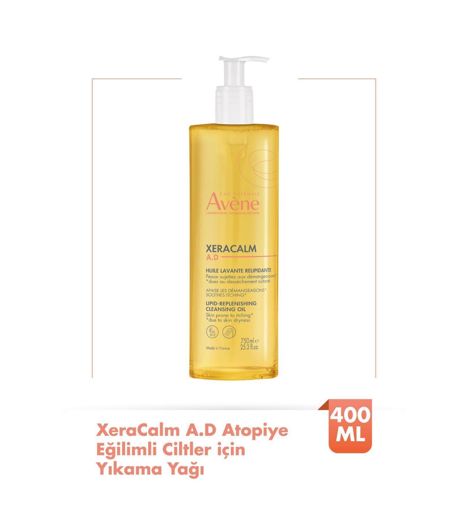 Avene Xeracalm AD Washing Oil for Very Dry and Atopic Skin 400 Ml - Buy Online on GoSupps.com