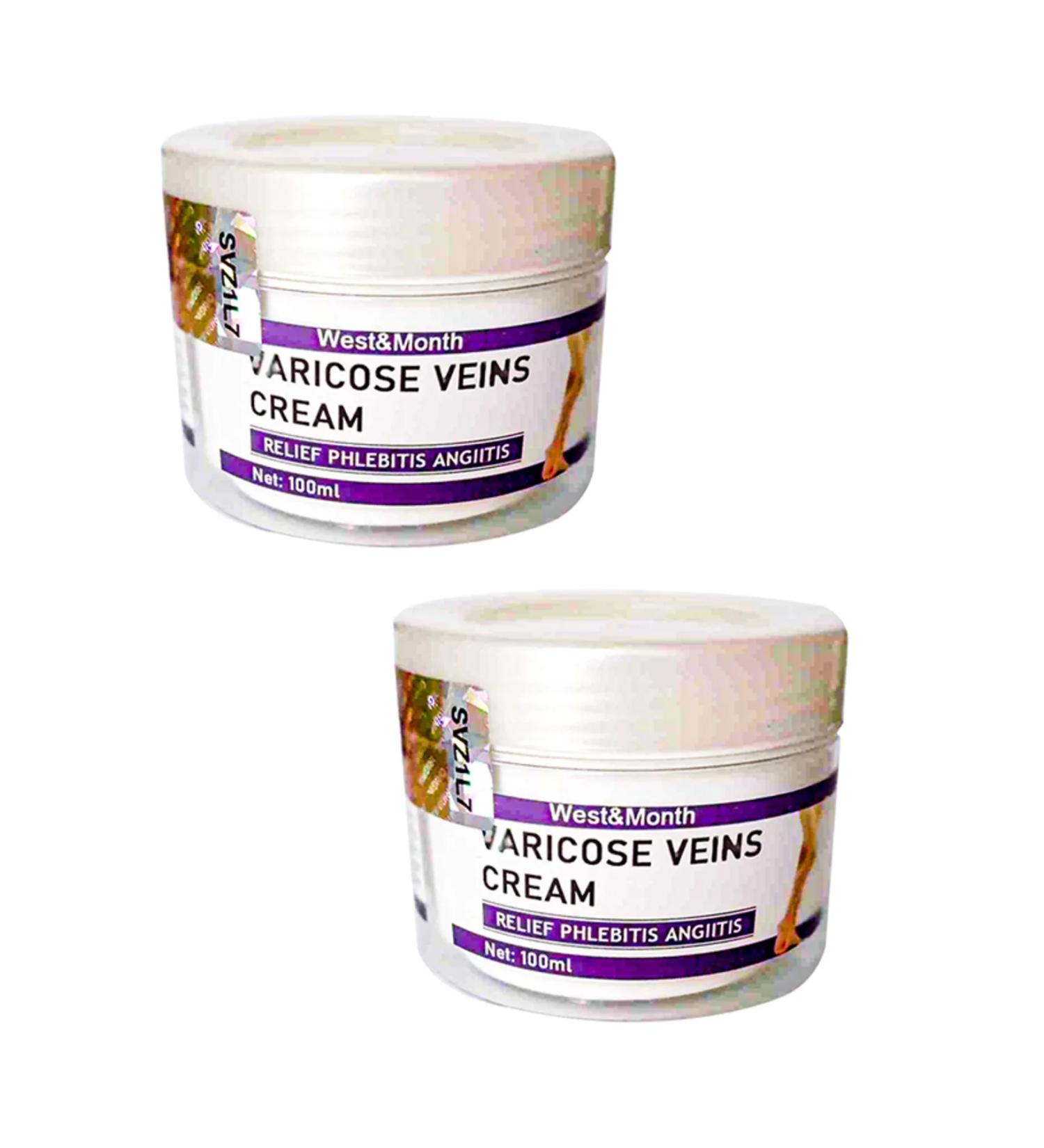 H NTOHU Varicose Veins Leg Care Cream 100 ml 2 Pieces