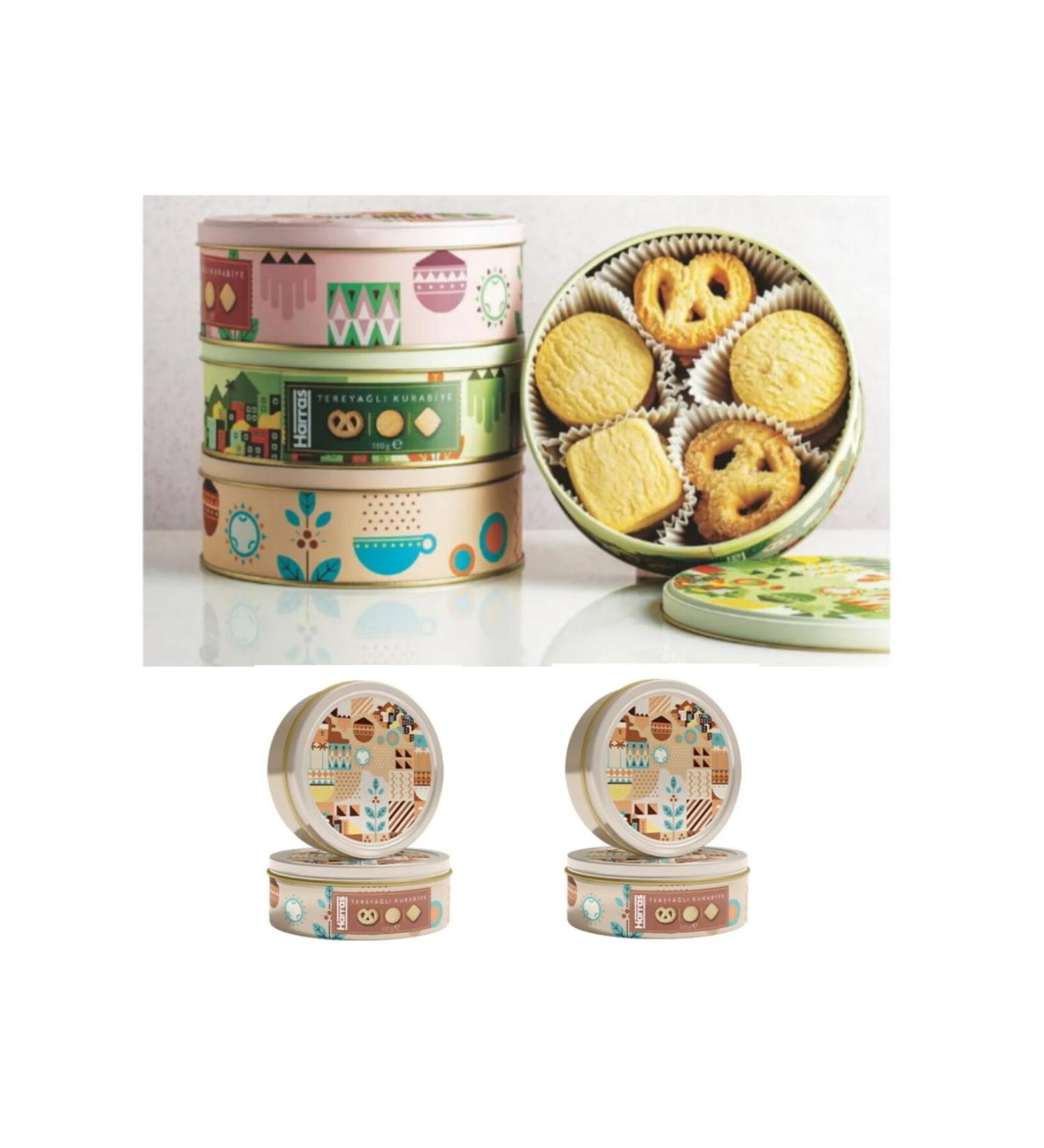 Harras Butter Cookies Tin Box 225 gr (2 Boxes 450gr) - Buy Online on GoSupps.com