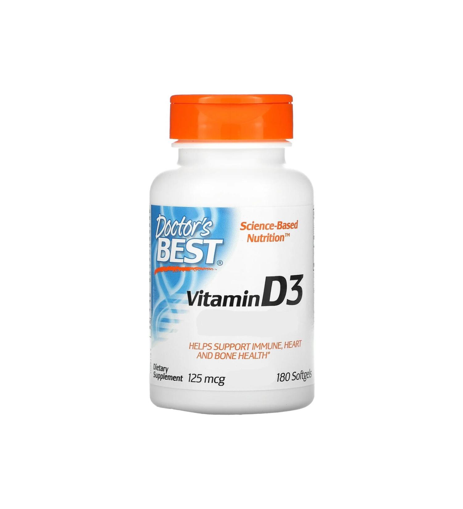 DoctorBest Doctor's Best Vitamin D3 180 Softgels